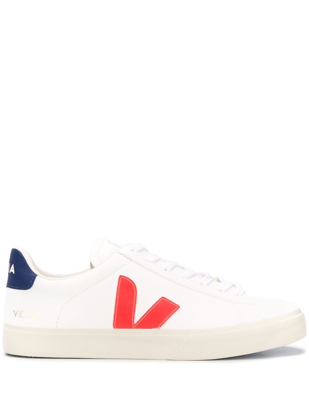 VEJA CAMPO LEATHER SNEAKERS WITH LOGO,11845462