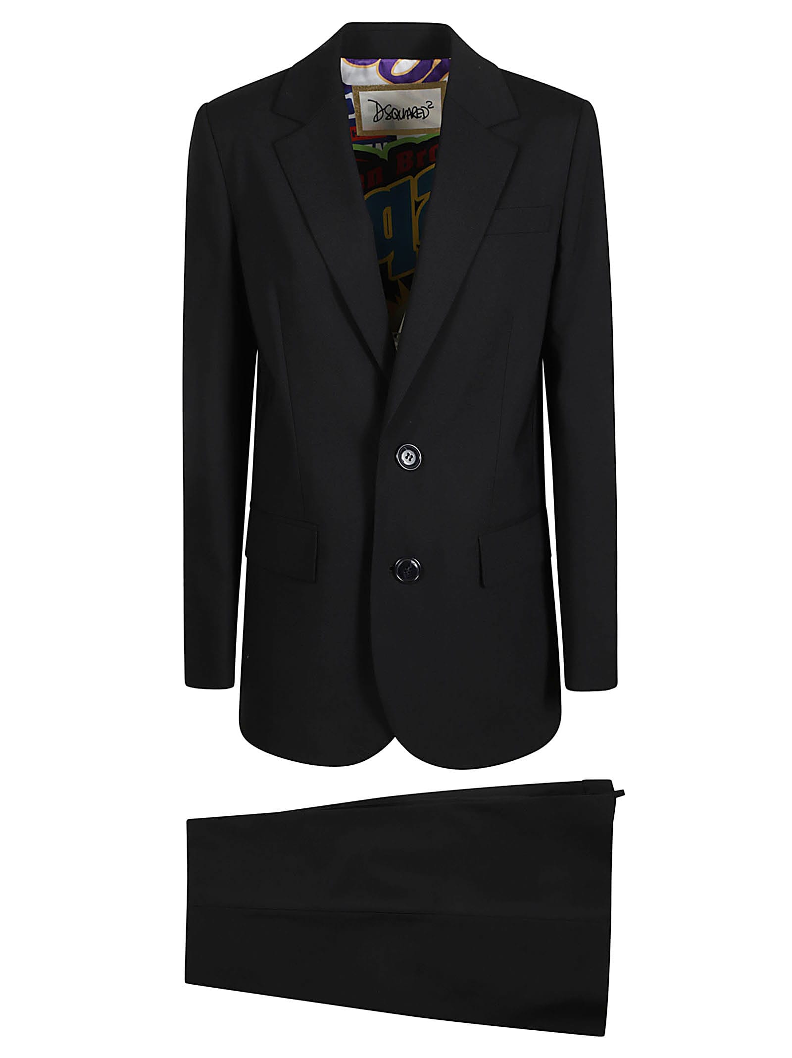 Tailored Single-breast Two-piece Suit