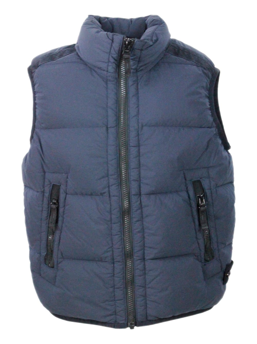 Stone Island Jacket In Blu
