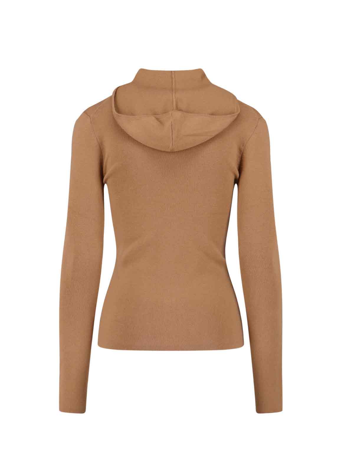 Victoria Beckham 'piping' Sweater In Brown