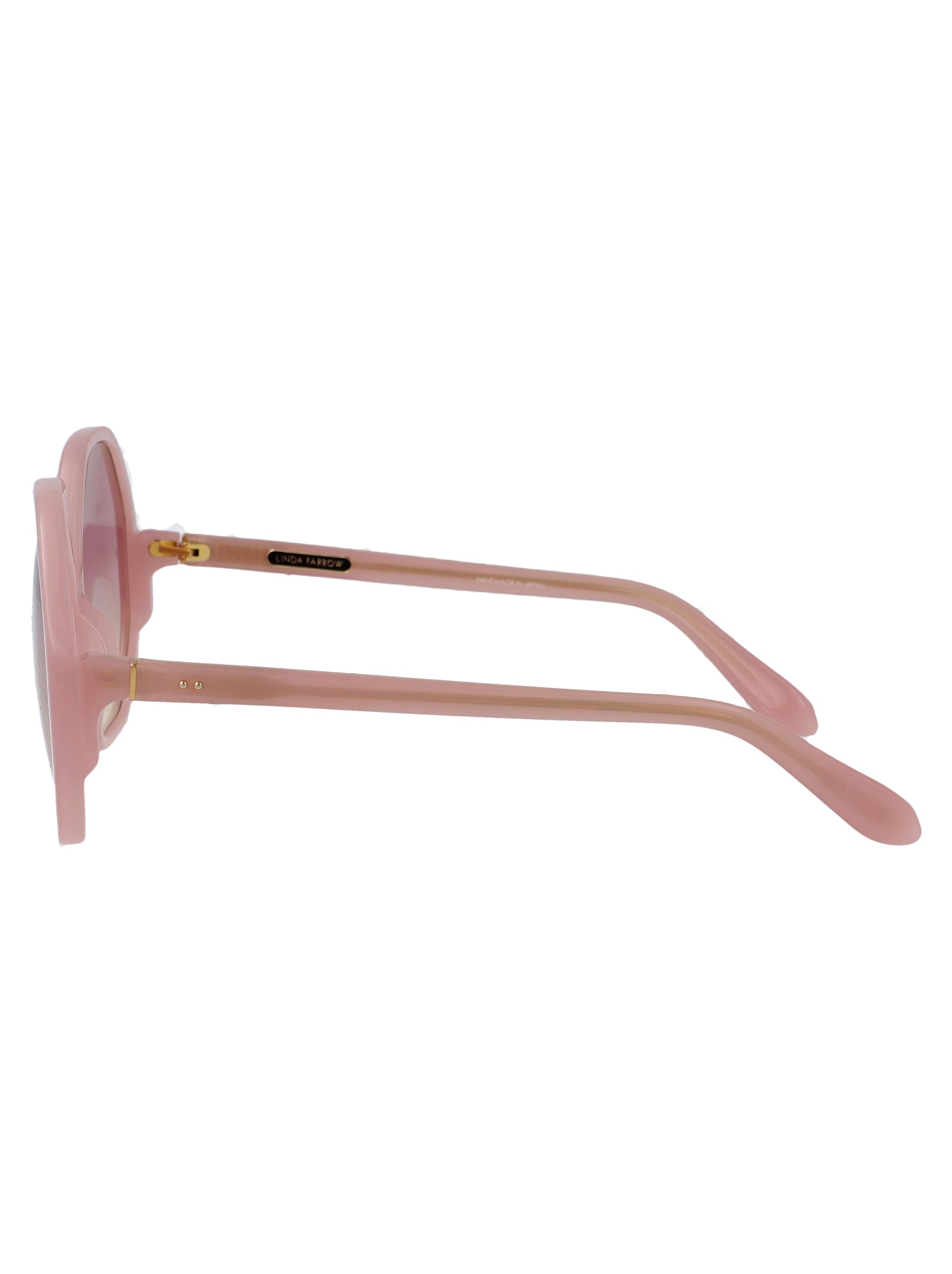 Linda Farrow Lilac Acetate Sunglasses In Neutral