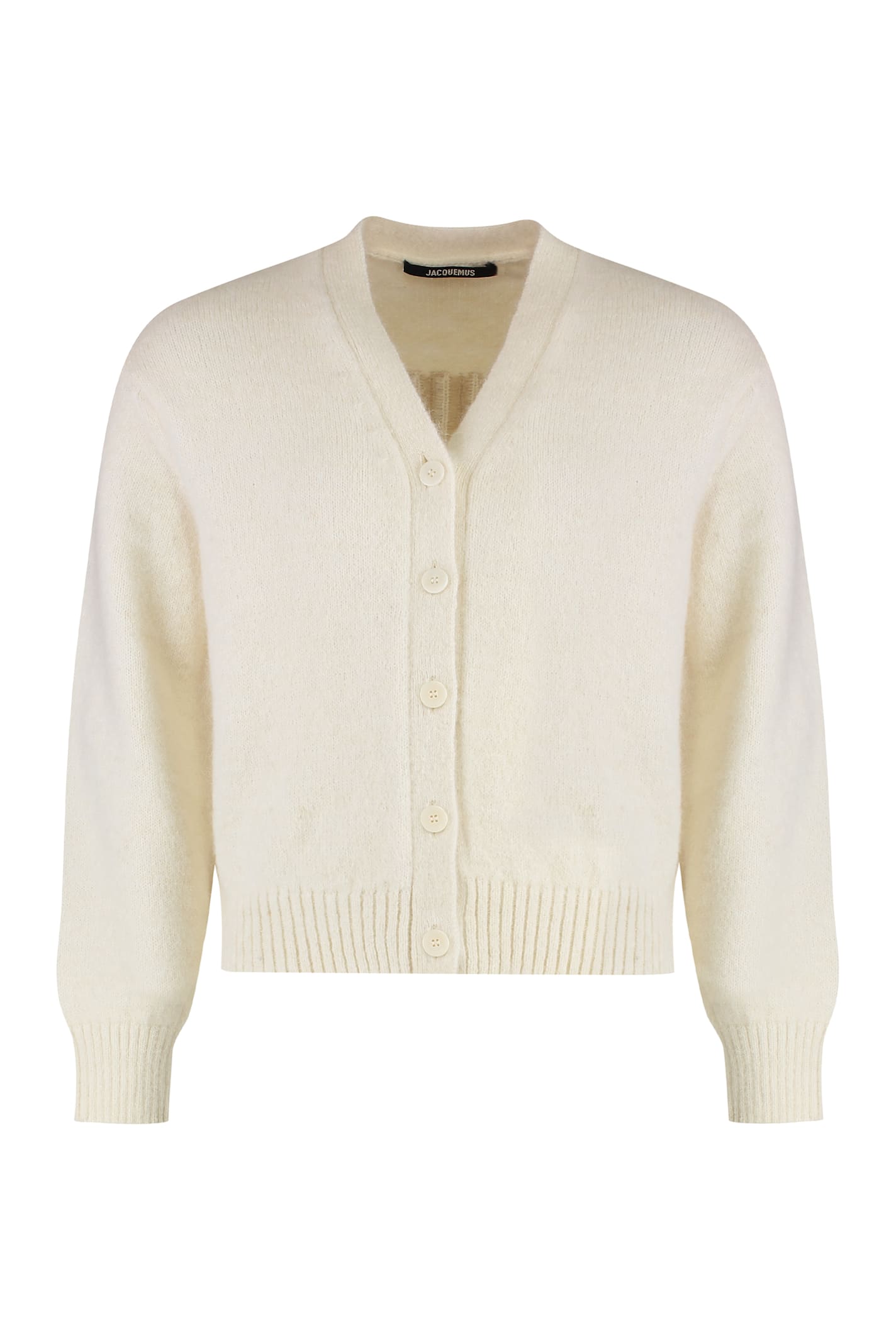 Jacquemus Wool-blend Cardigan In Neutral