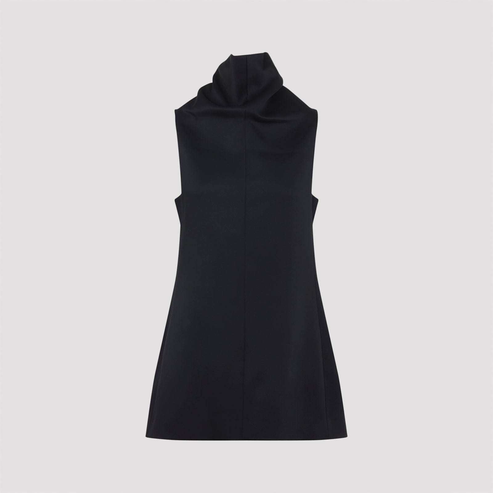 Khaite Daria Sleeveless Mini Dress In Black
