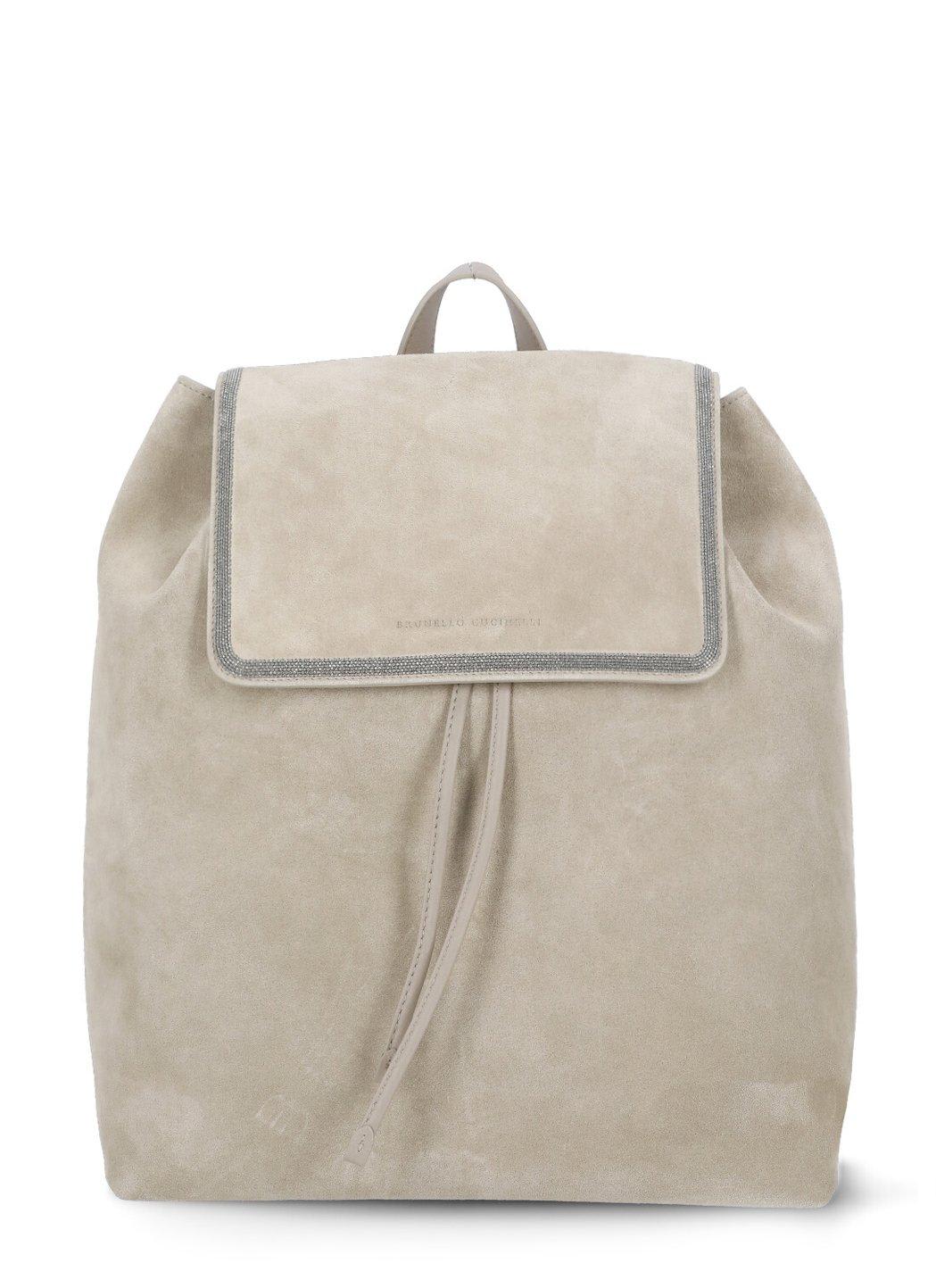 Brunello Cucinelli Drawstring Top-handle Backpack