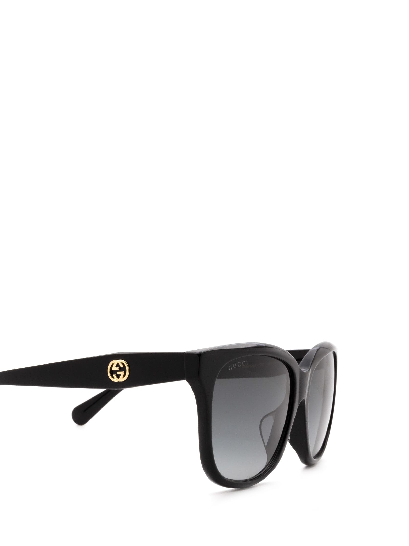 Shop Gucci Gg0800sa Black Sunglasses