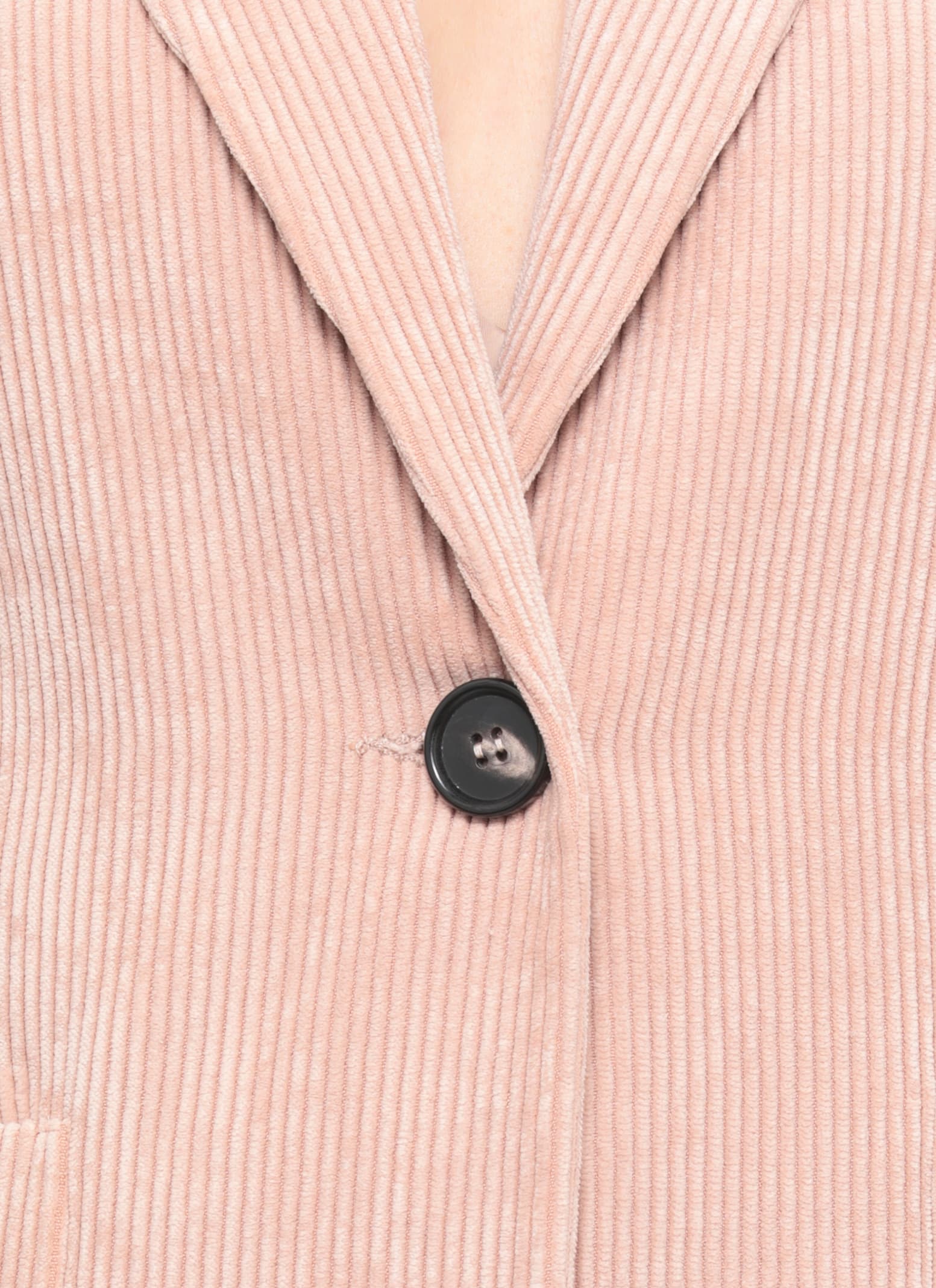D Exterior Corduroy Blazer In Pink