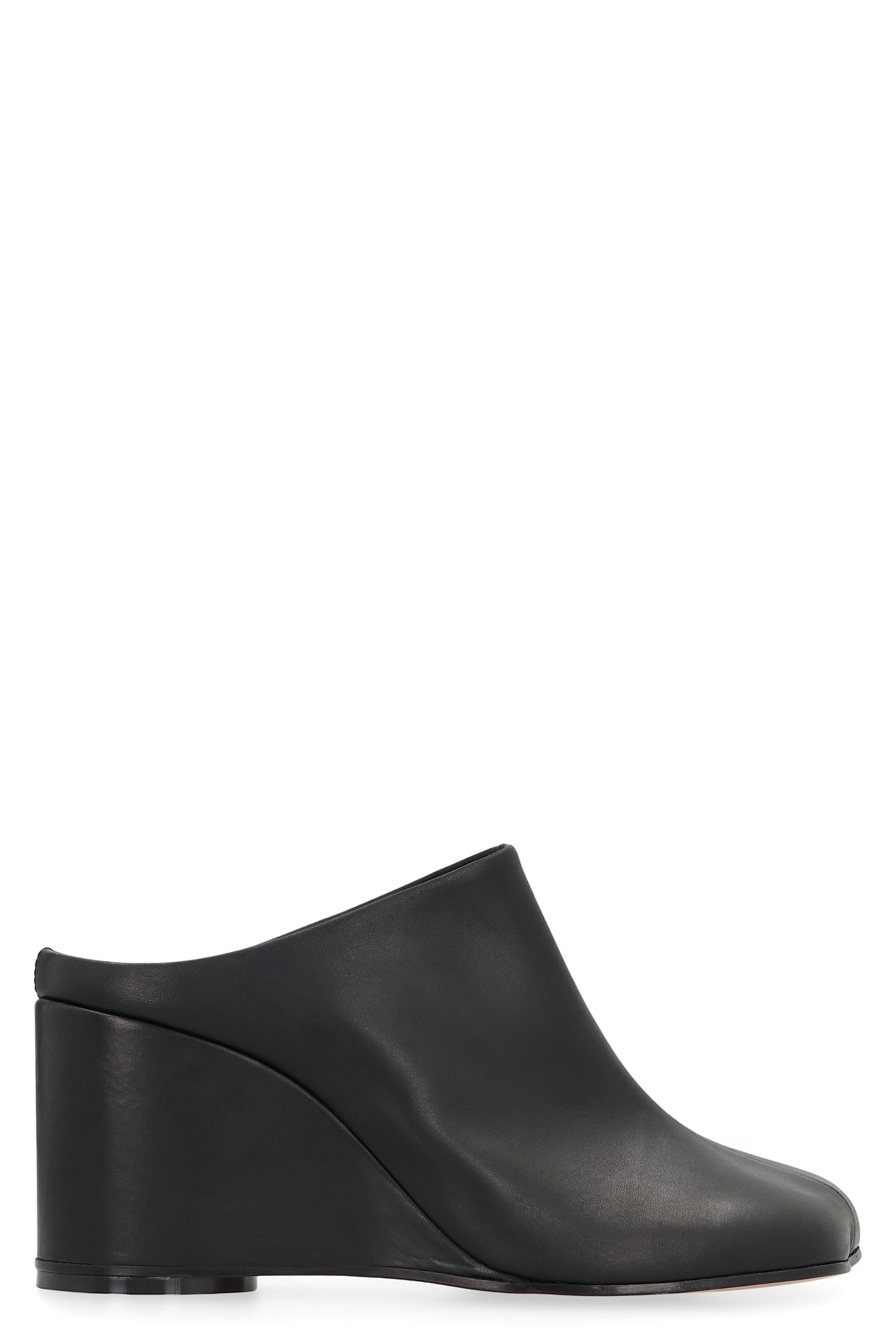 Shop Mm6 Maison Margiela Leather Mules