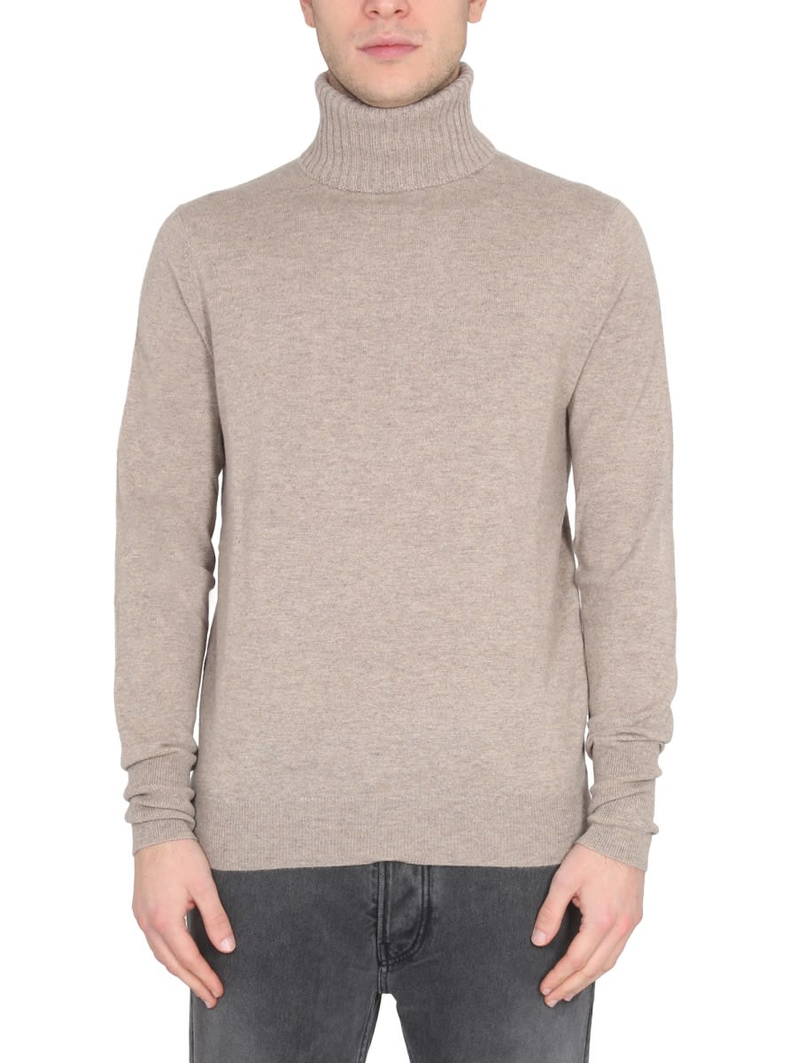 Shop Ballantyne Turtleneck Shirt In Dove