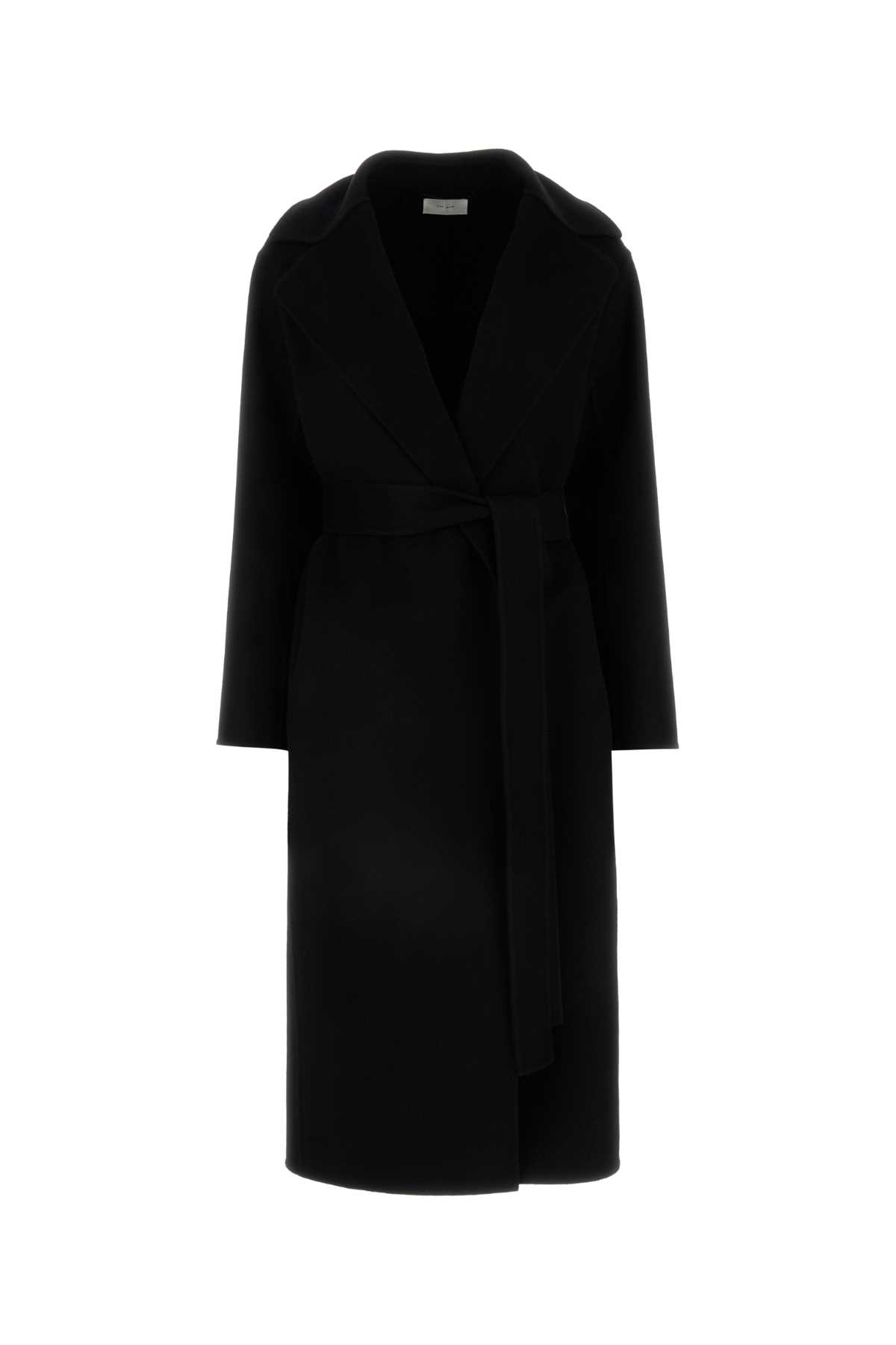 The Row Black Moorea Coat In Black