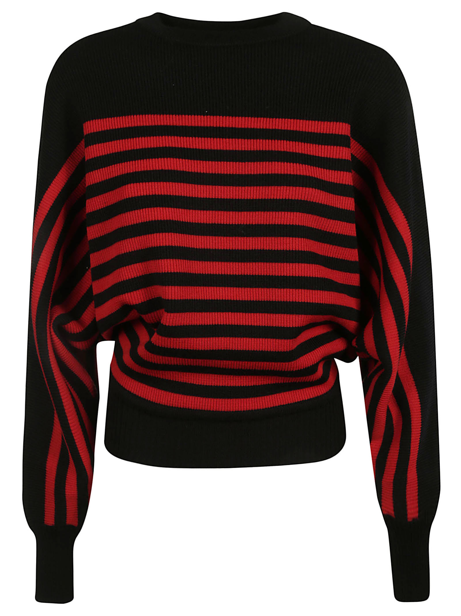 Alexandre Vauthier Rib Knit Stripe Sweater