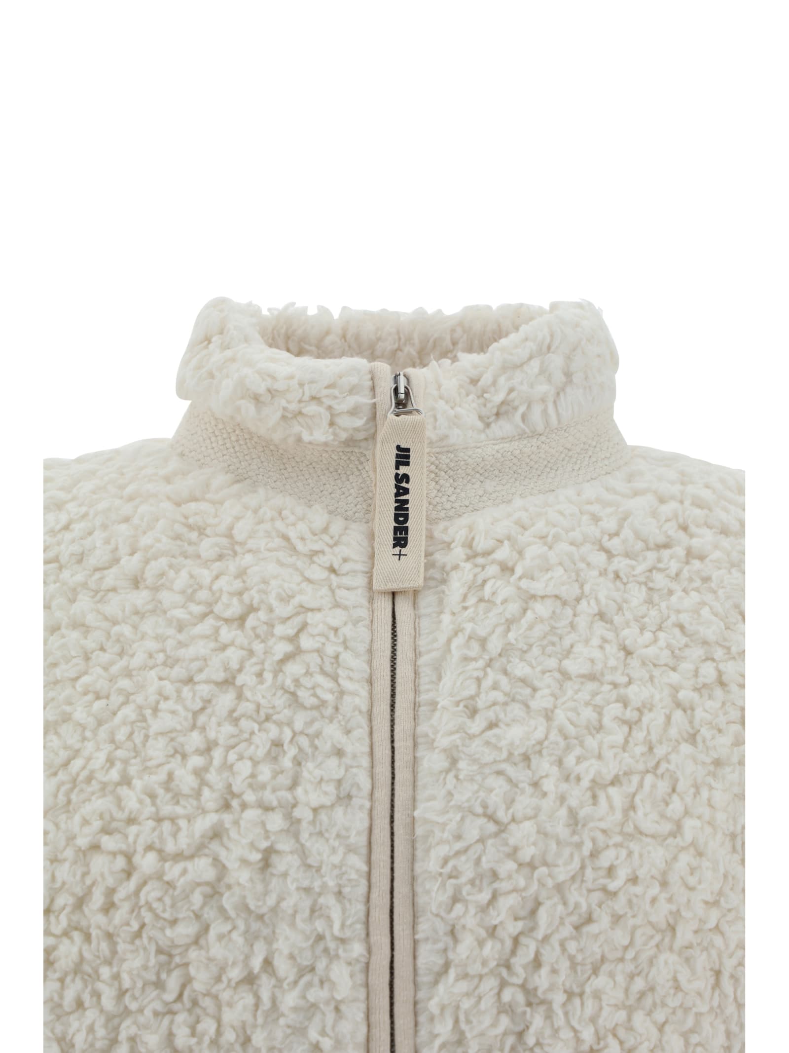 Shop Jil Sander Sweatshirt In Neutrals