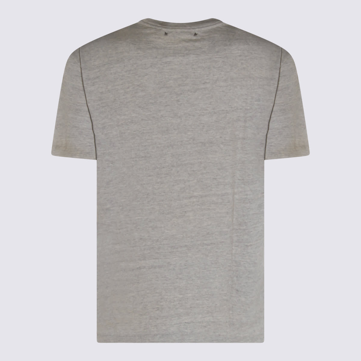 Golden Goose Grey Cotton T-shirt In Gray