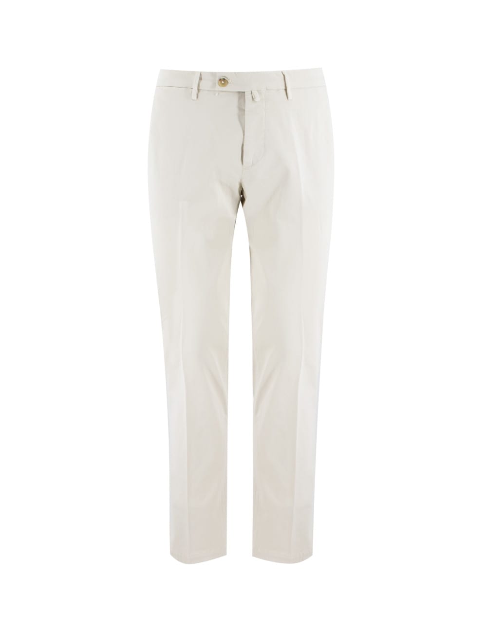 Shop Luigi Borrelli Trousers In Off White