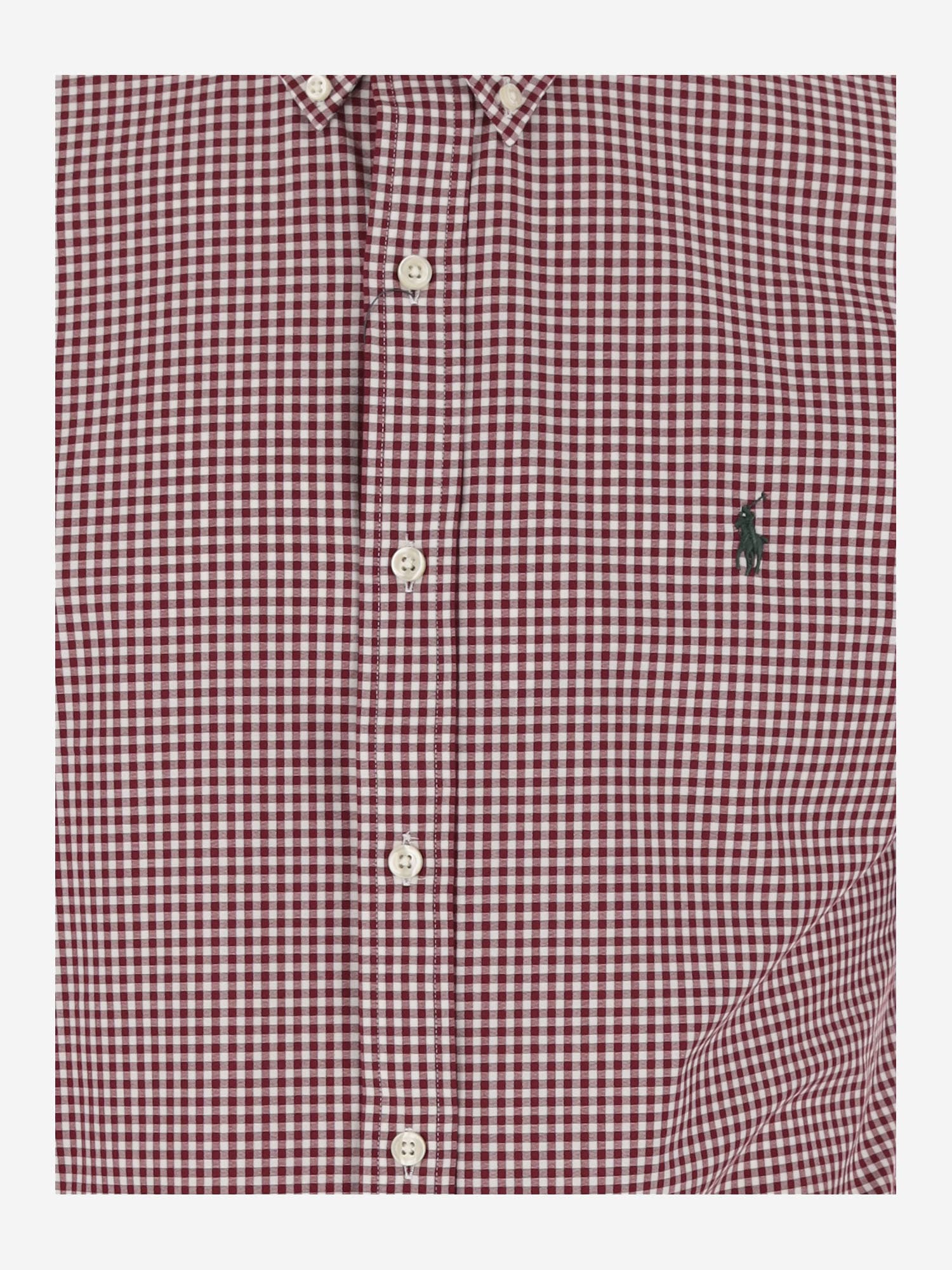 Polo Ralph Lauren Slim Fit Sport Shirt Clothing In Brown