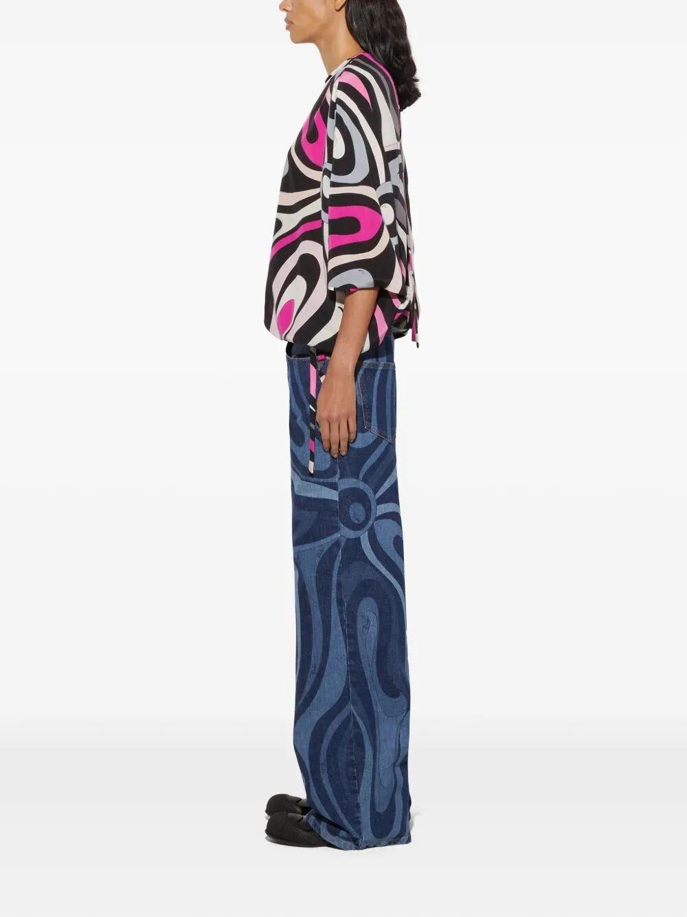 Pucci Abstract Print Top