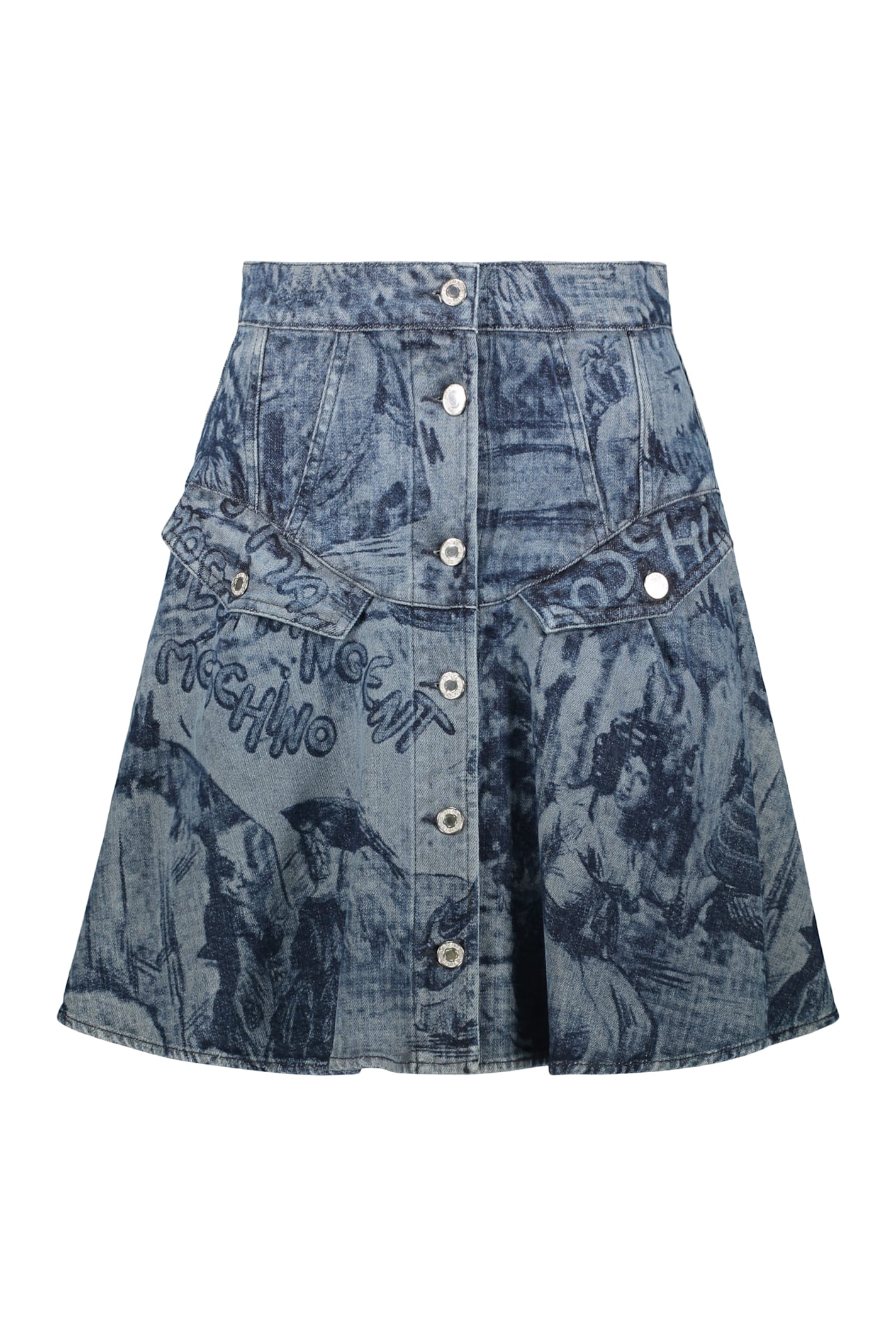 MOSCHINO DENIM MINI SKIRT