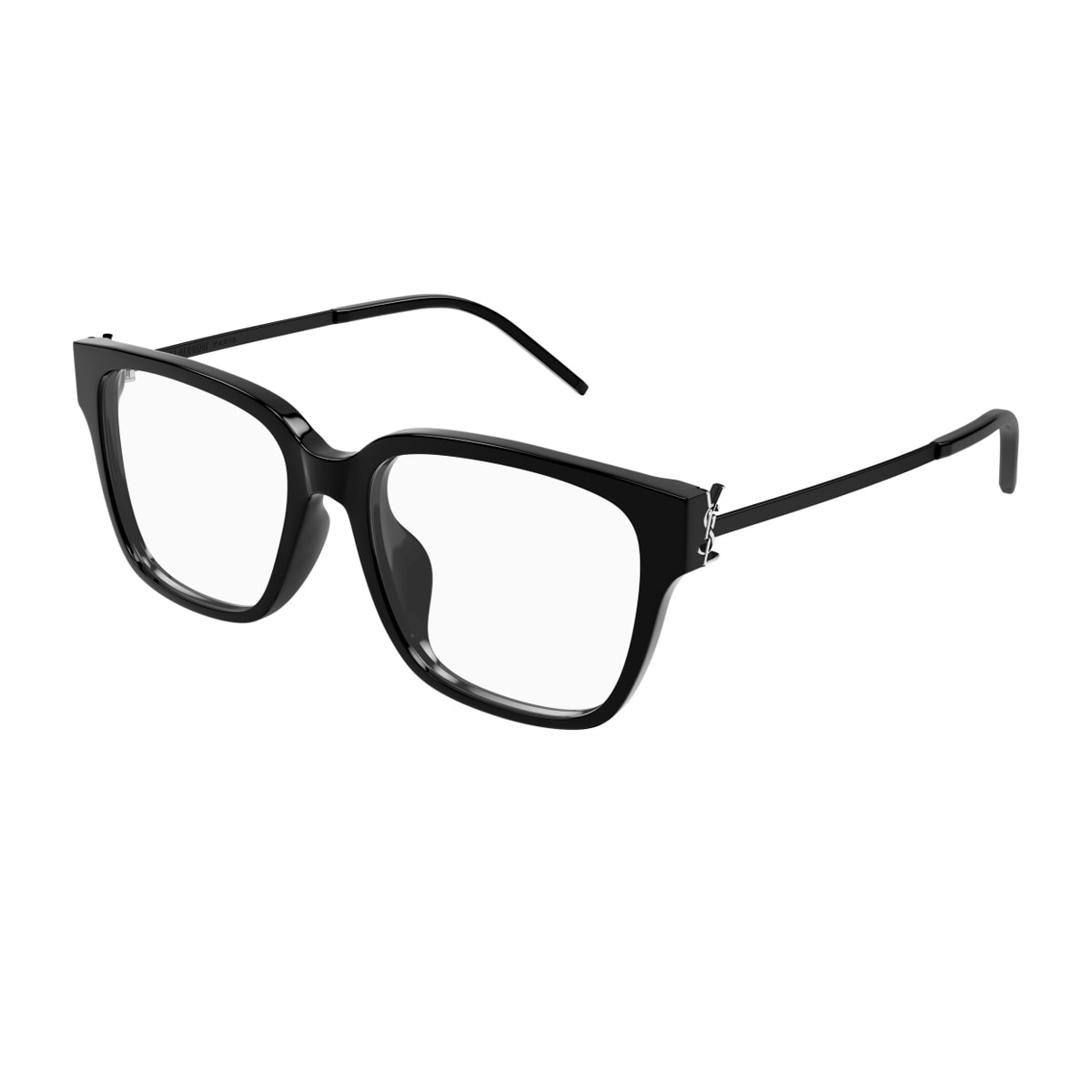 Saint Laurent Sl M48o_a/fn Linea Monogram 002 Black Glasses In Black