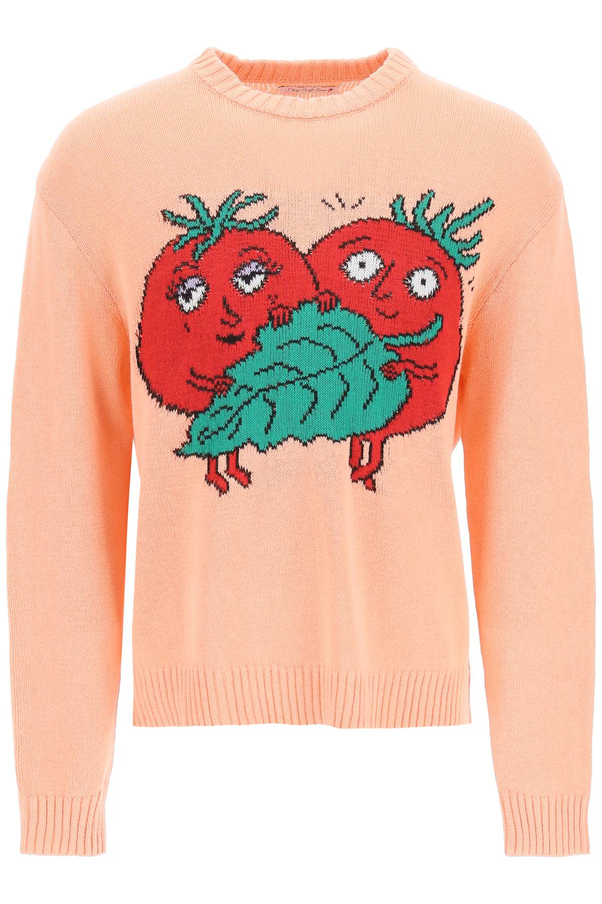 happy Tomatoes Cotton Sweater