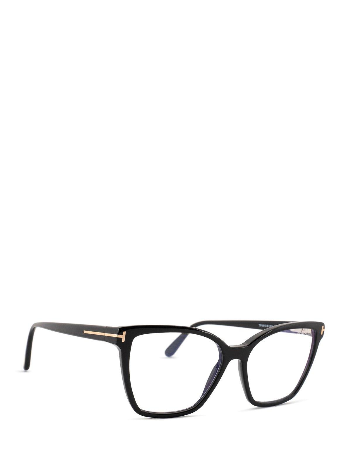 Shop Tom Ford Butterfly Frame Glasses In 001