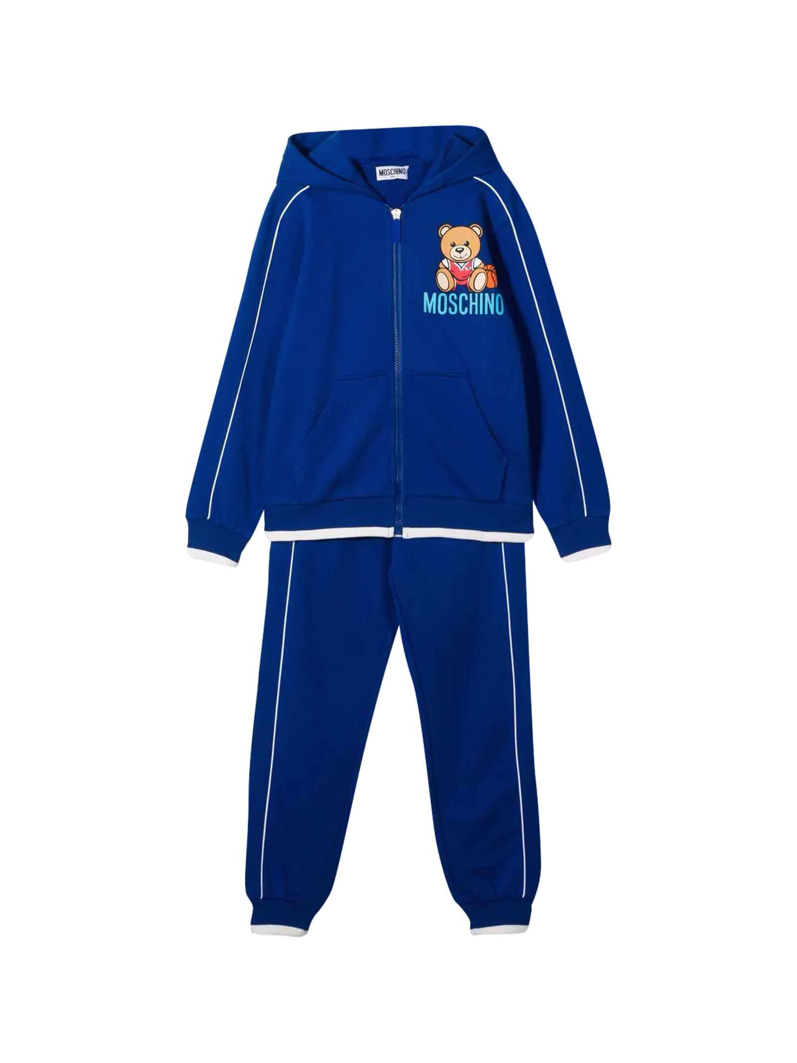 Moschino Blue Unisex Sport Suit