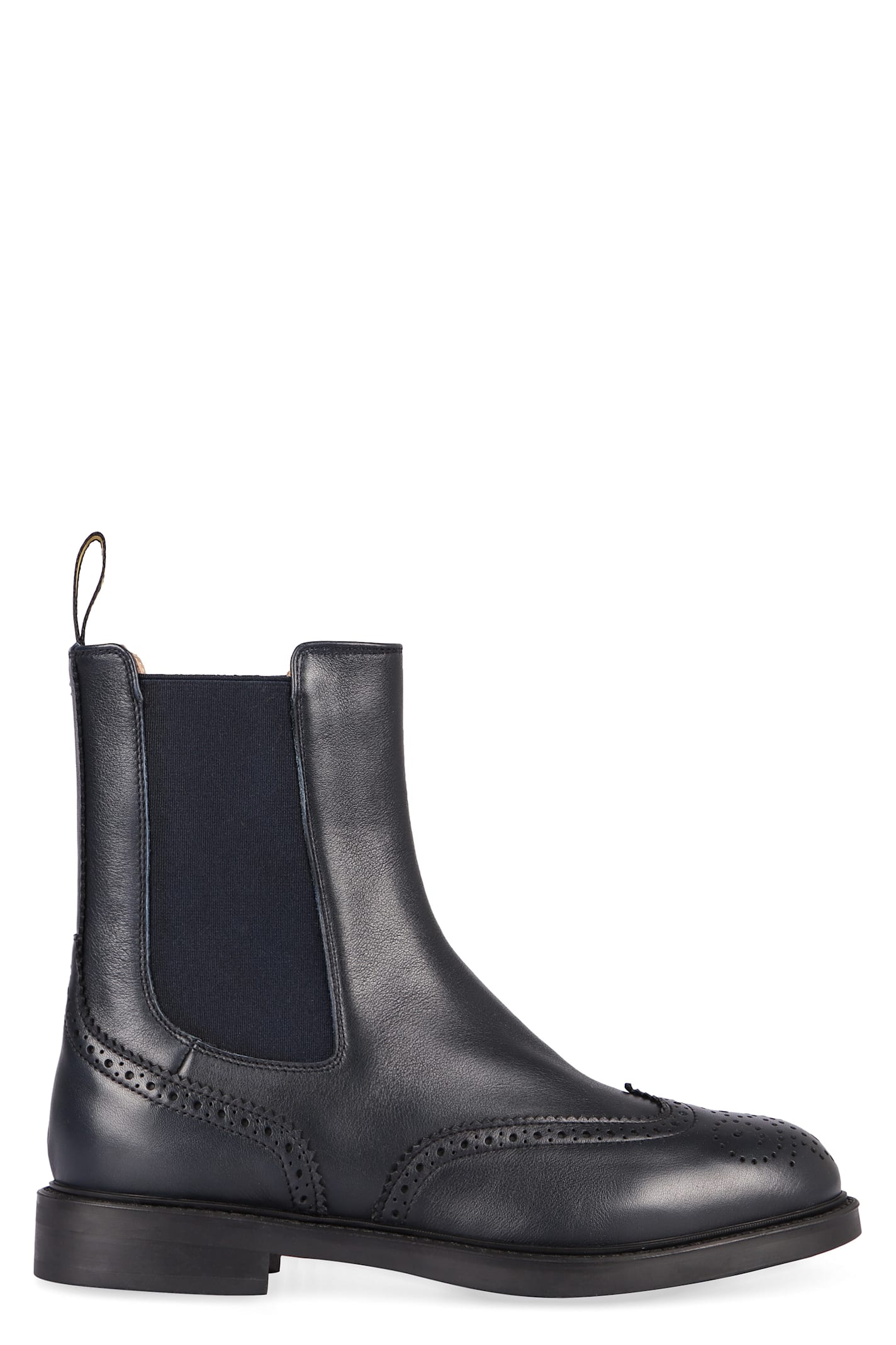 Doucal's Leather Ankle-boots In Black