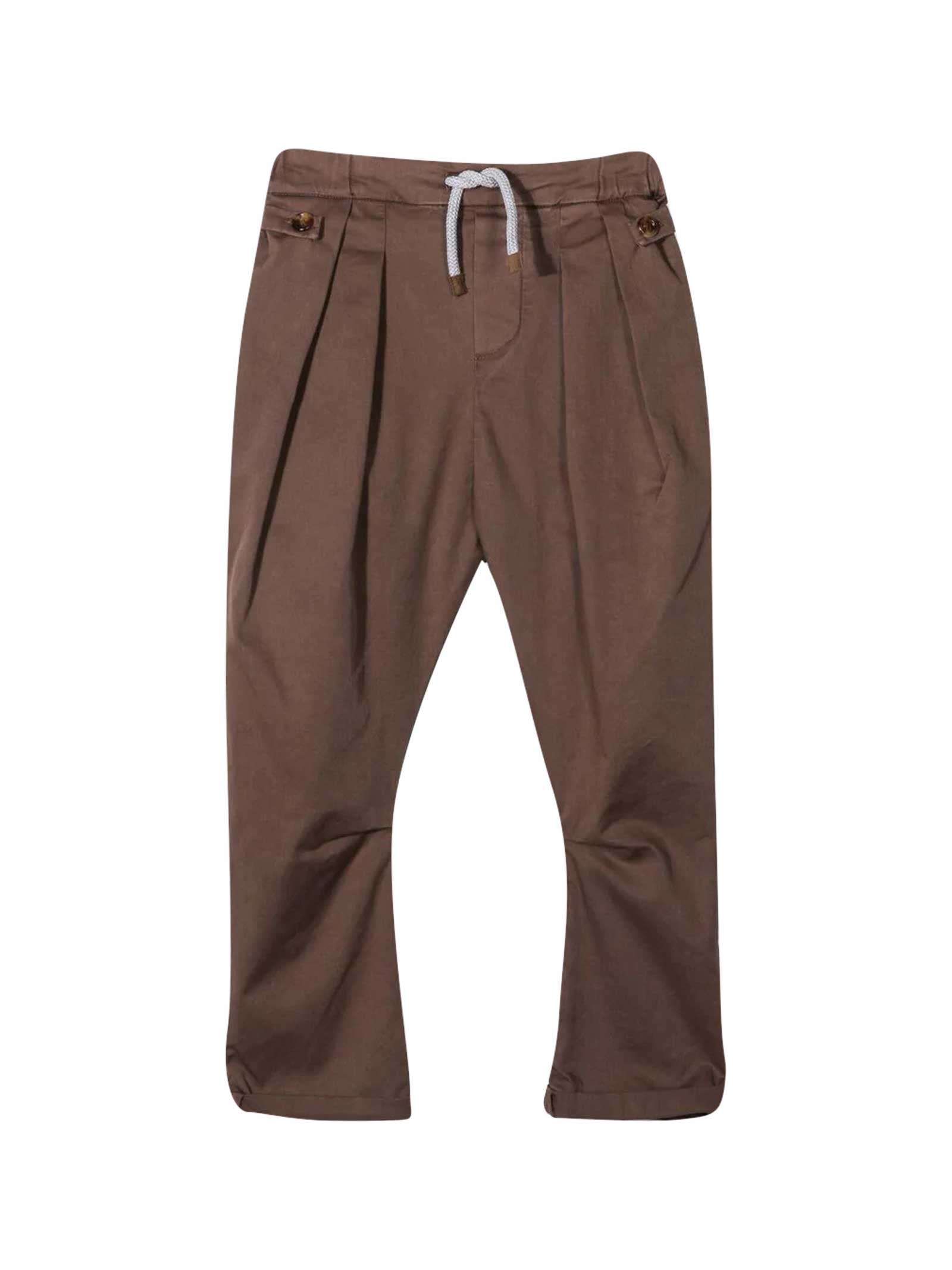 BRUNELLO CUCINELLI CHINO WITH DRAWSTRING,B289LP101 C5929