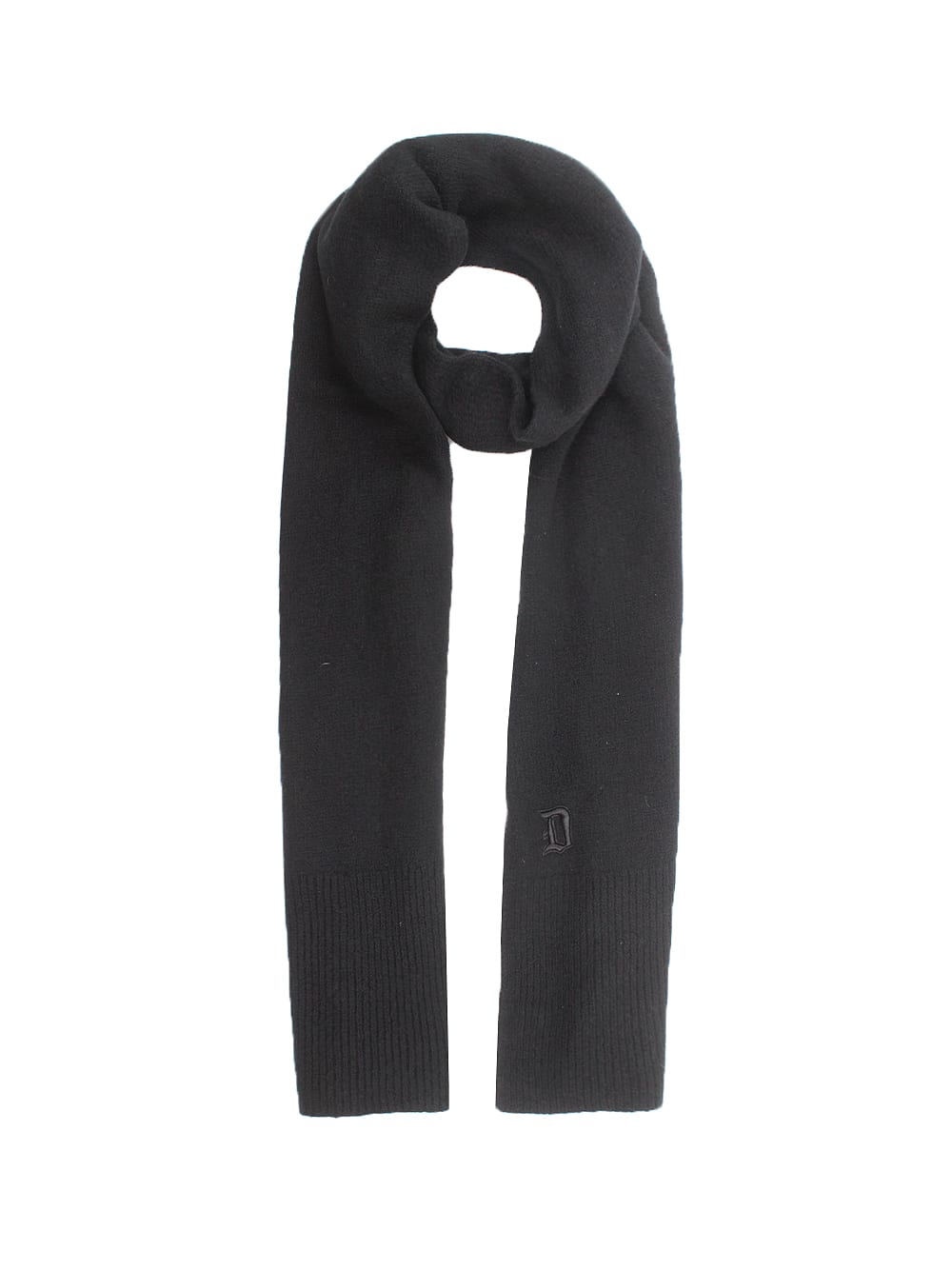 Shop Dondup Scarf In Black