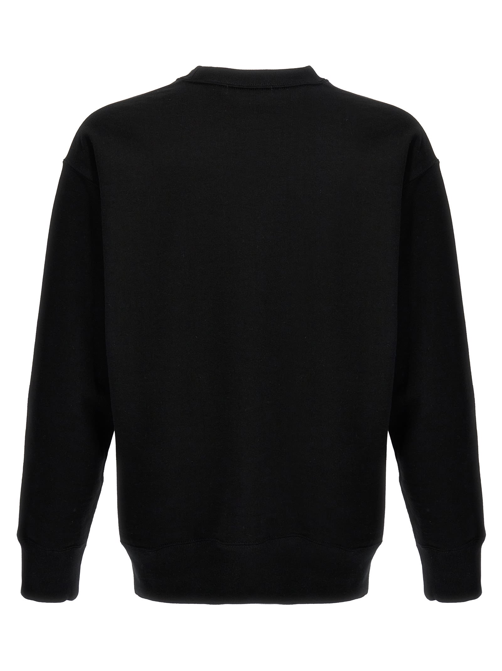 Shop Comme Des Garçons Homme Deux Logo Print Sweatshirt In Black