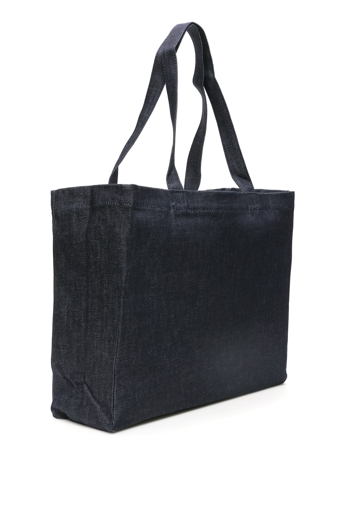 Shop Apc Daniela Denim Tote Bag In Blue