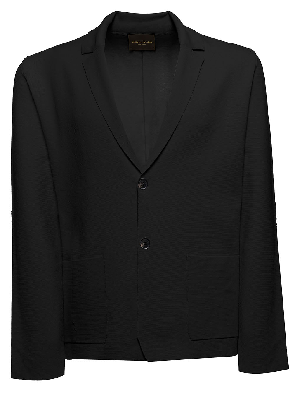 Roberto Collina Womans Black Colored Cotton Single-breasted Jacket