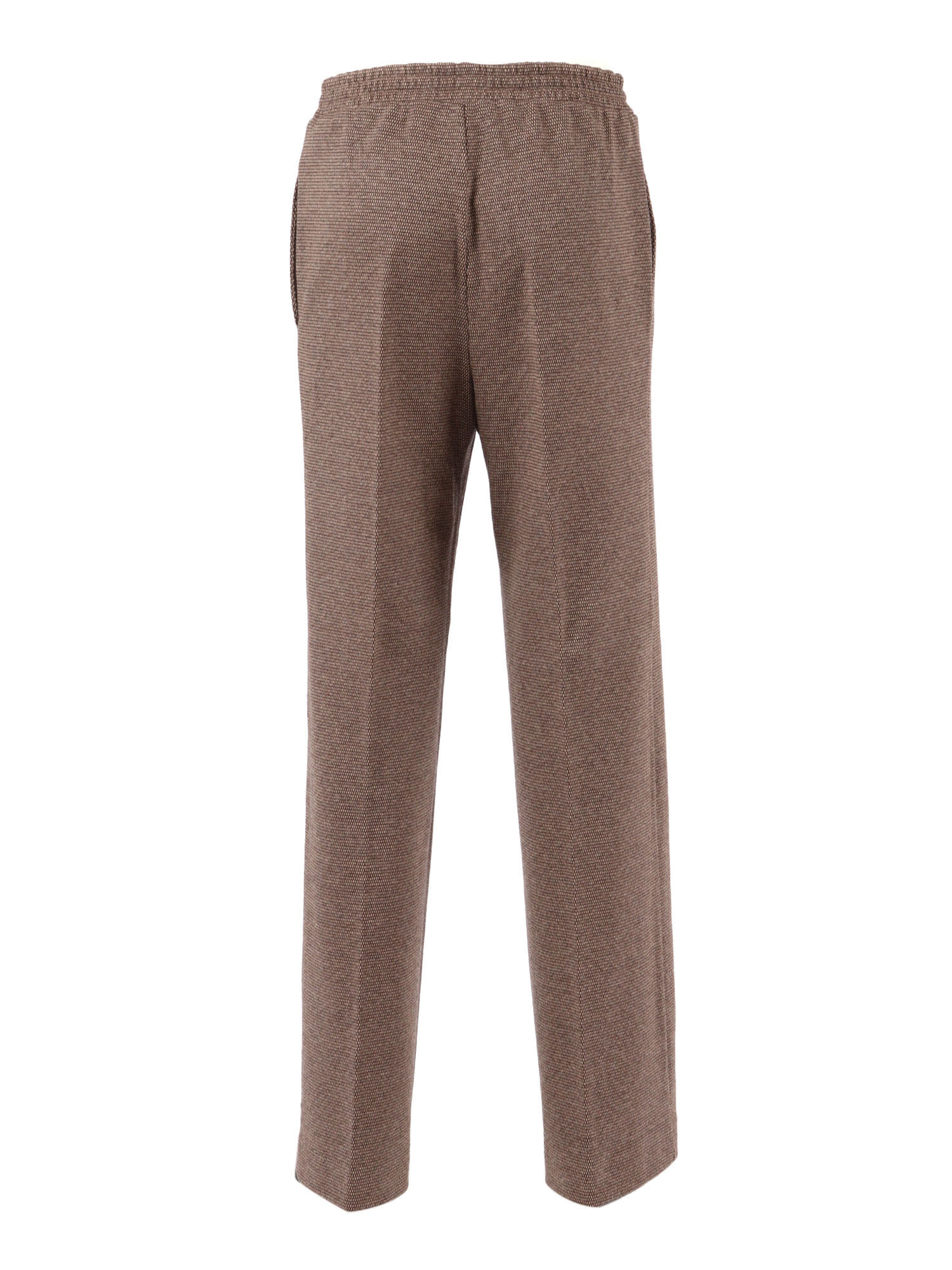 Weekend Max Mara Zelma Elasticated Waistband Trousers In Brown