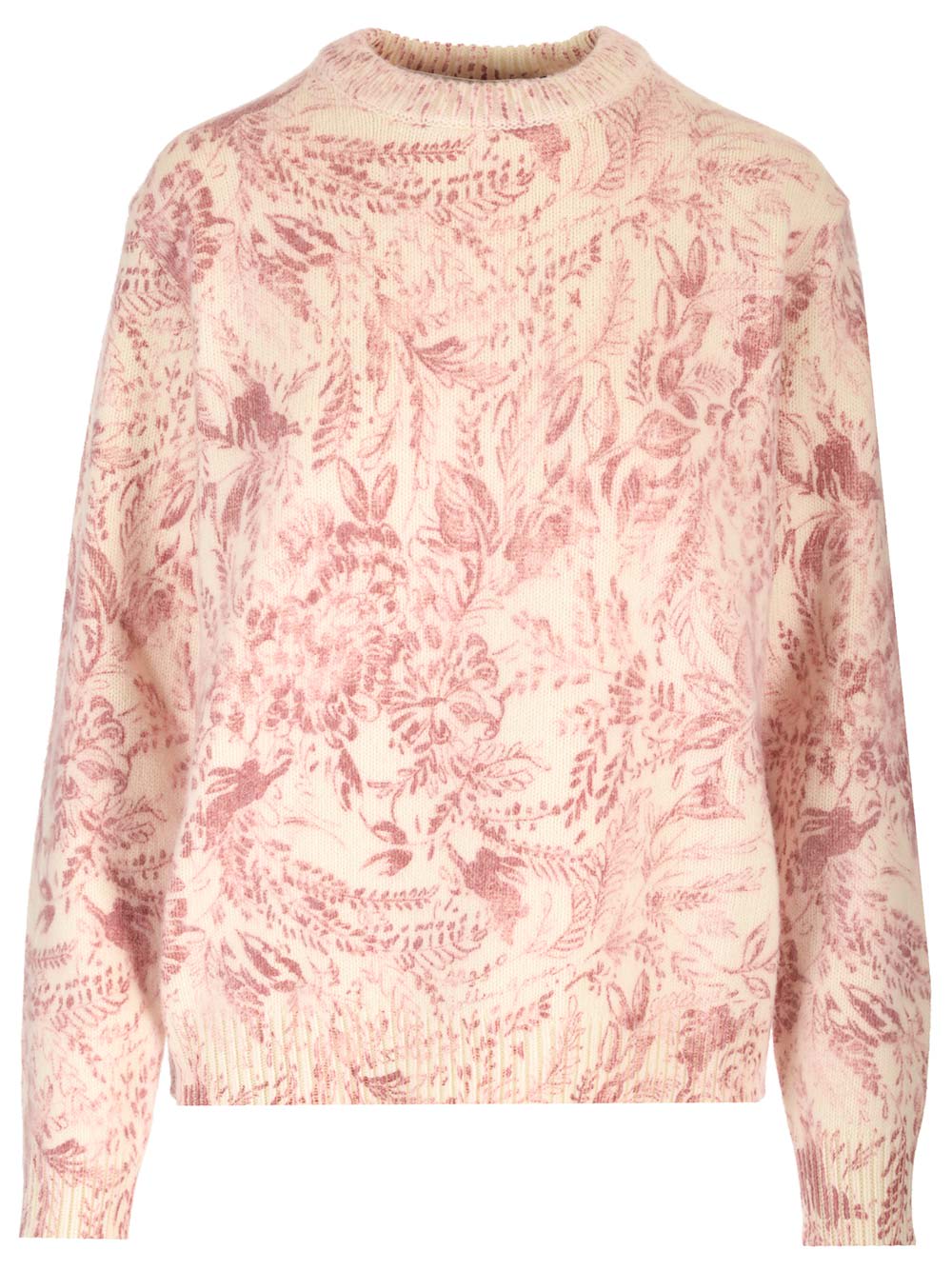 Shop Golden Goose Toile De Jouy Print Sweater In Multicolor