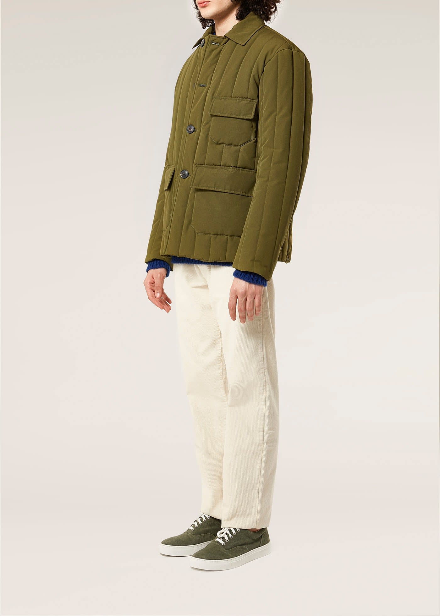 Doppiaa Aaderbale Nylon Padded Jacket In Green