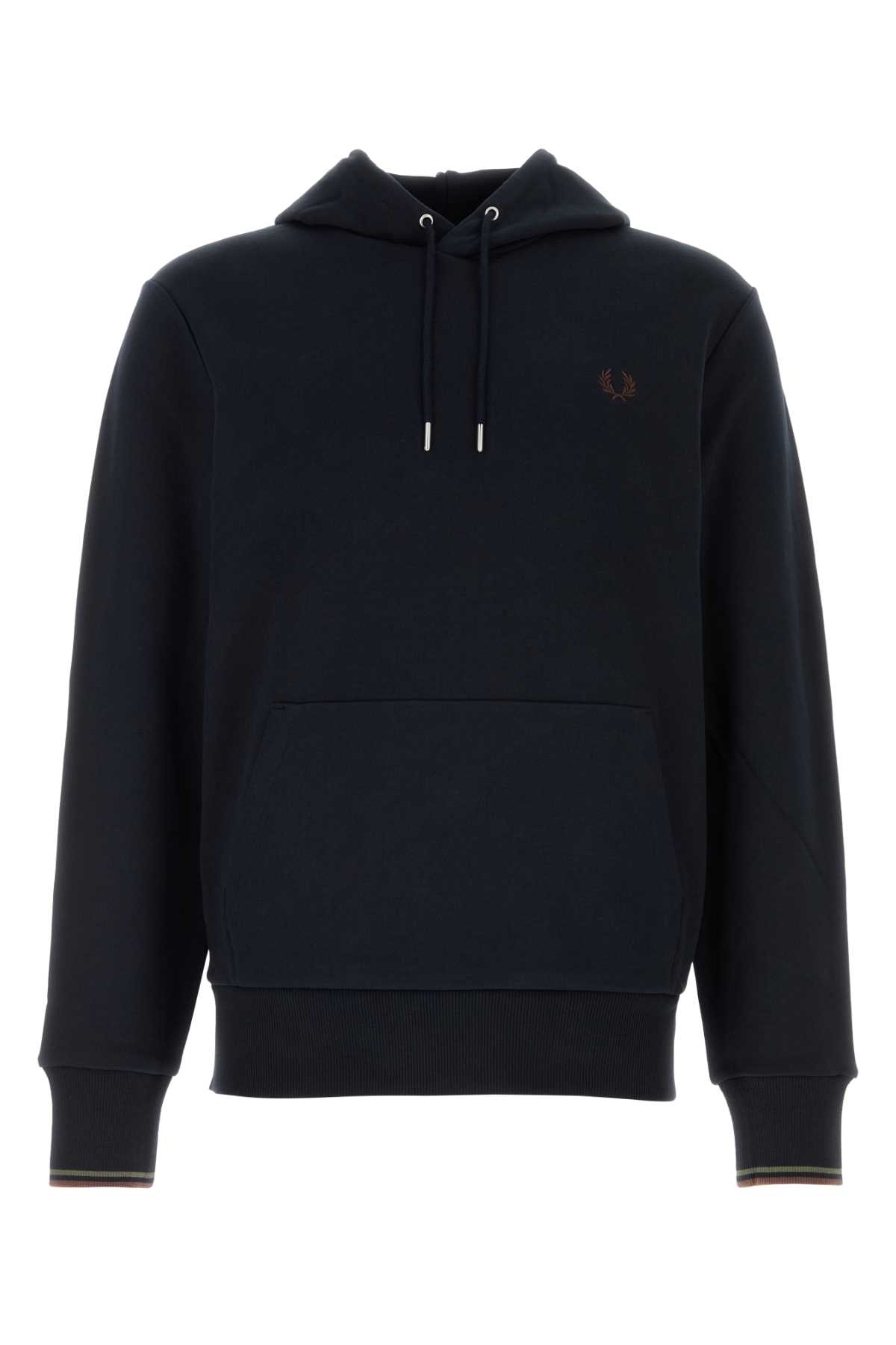 Dark Blue Cotton Sweatshirt