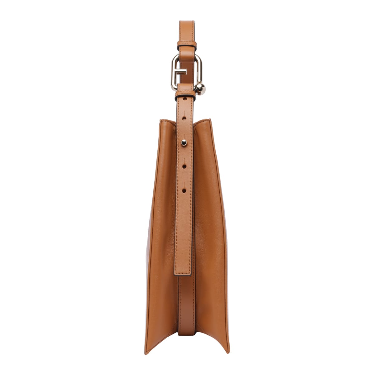 Furla Large Nuvola Hobo Bag In Brown
