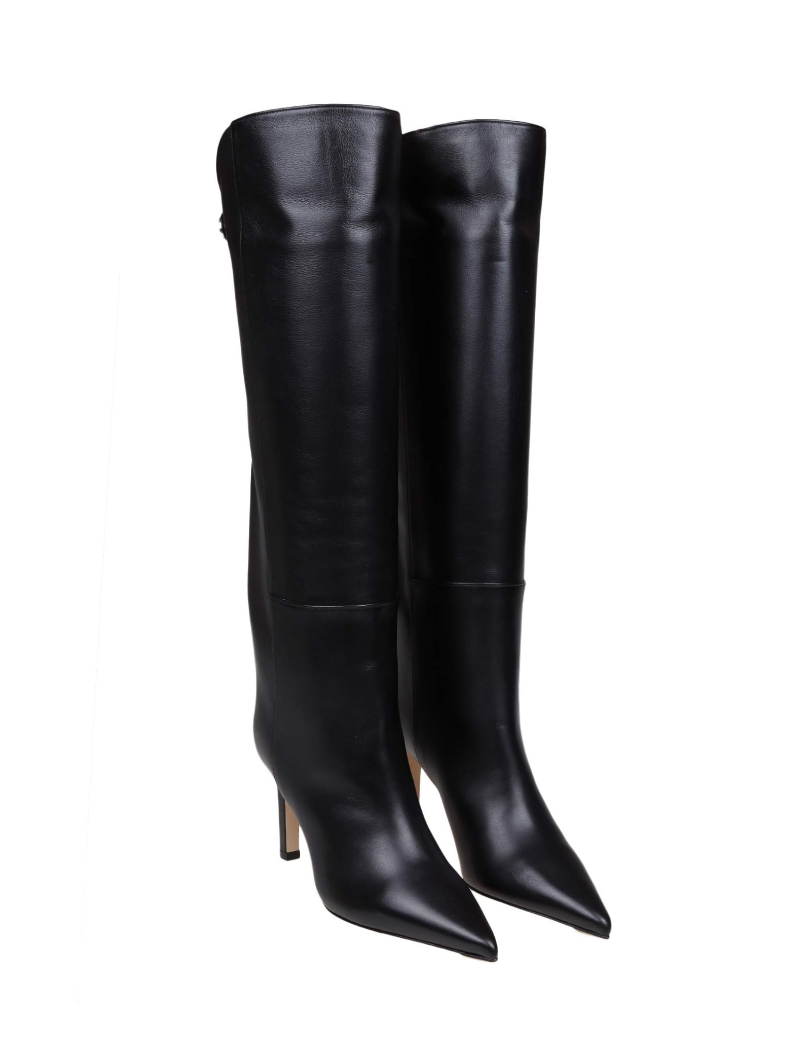 Shop Jimmy Choo Alizze Ks 85 Boot In Black Leather