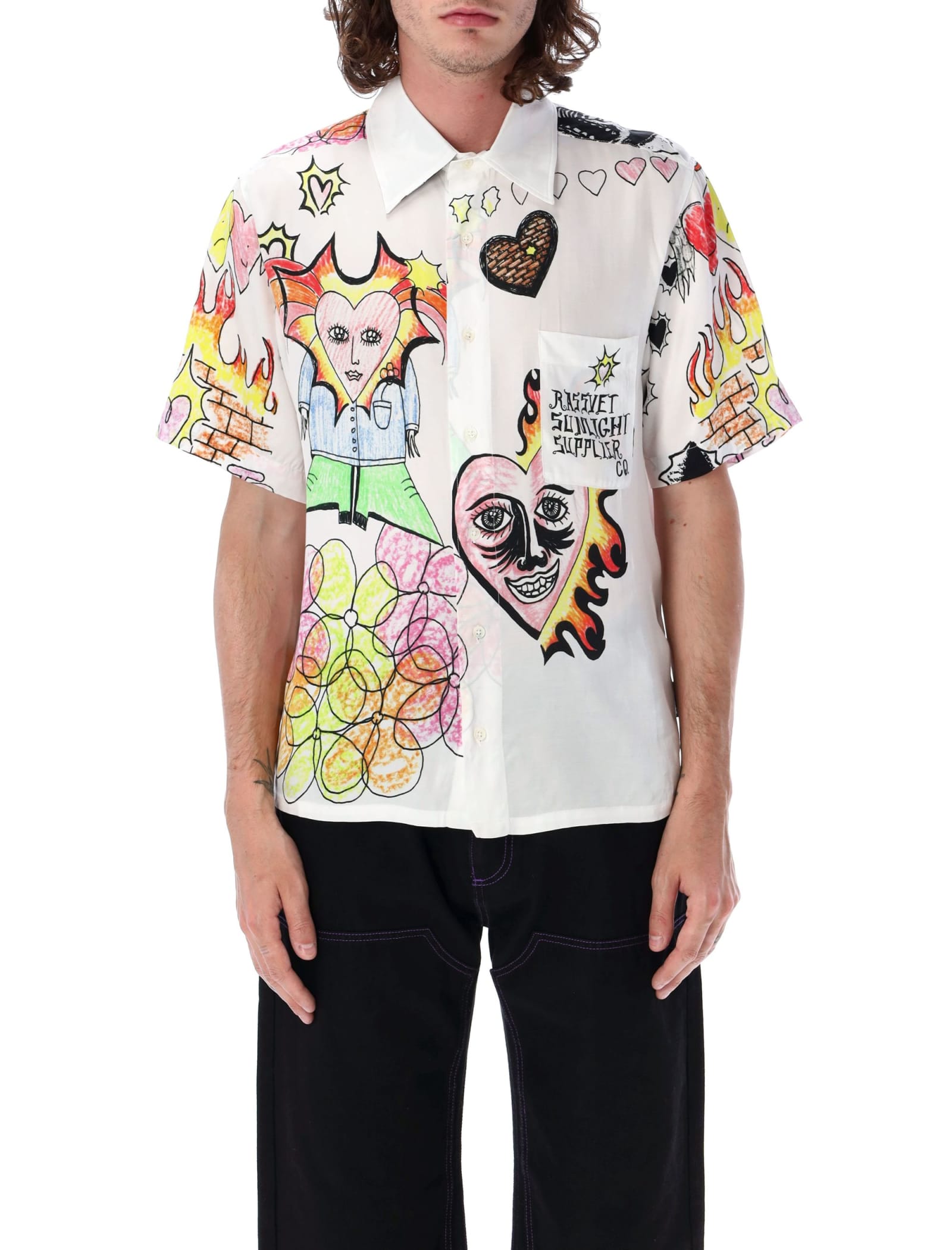 PACCBET ALL-OVER GRAPHIC PRINTS S/S SHIRT