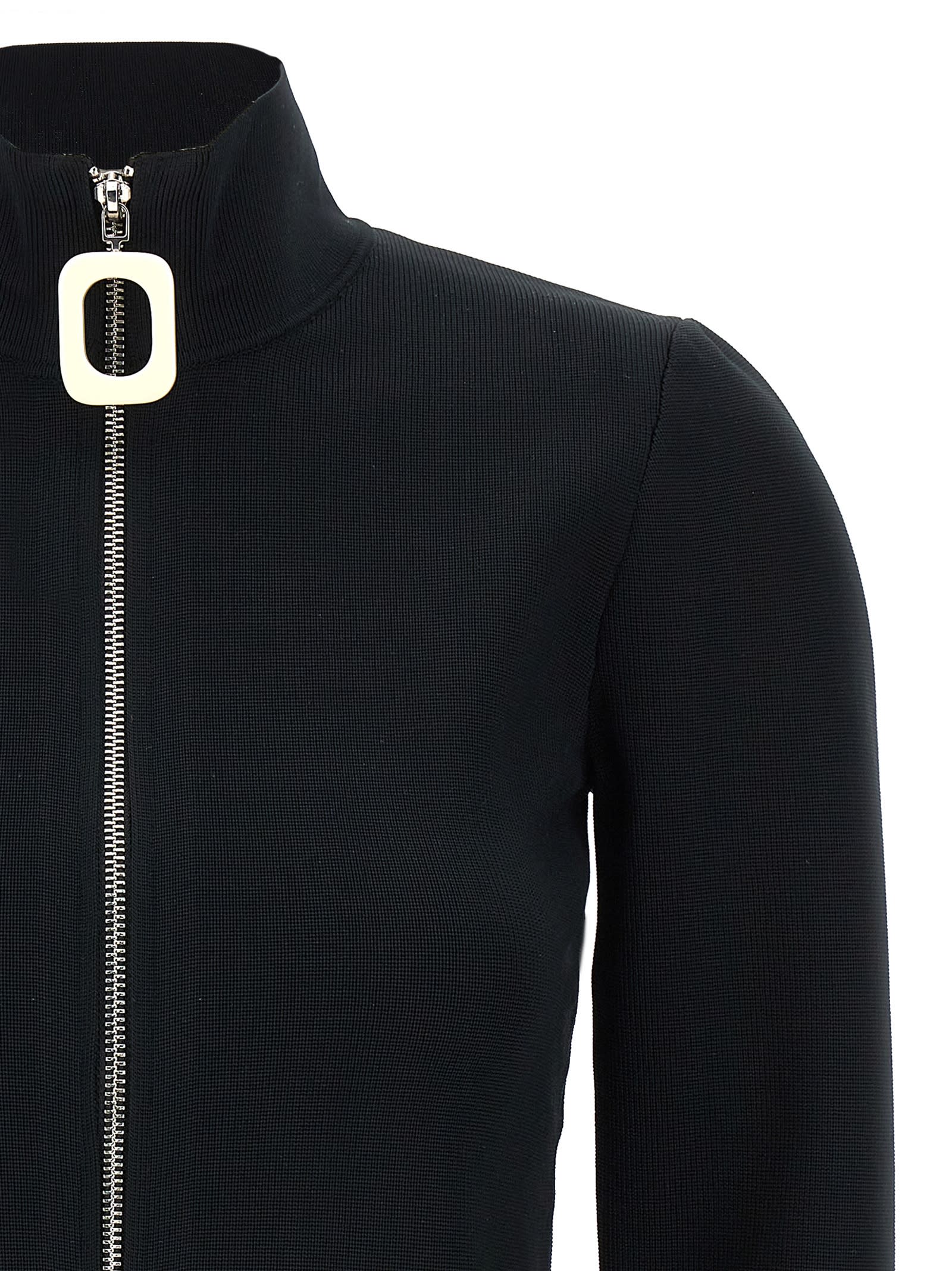 Shop Jw Anderson Jwa Cardigan In Black