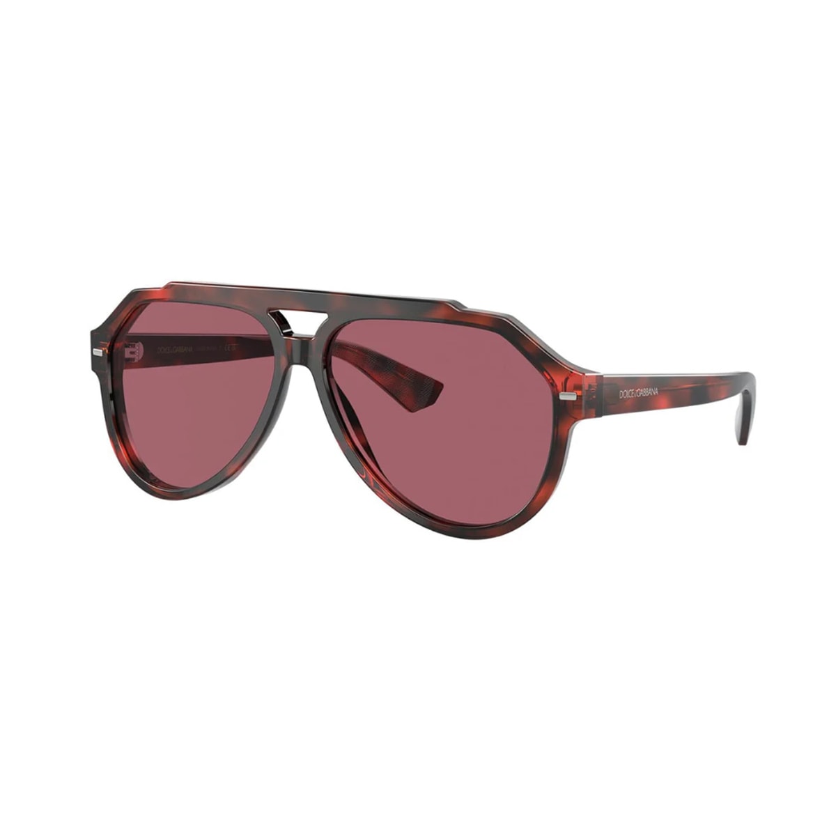 Shop Dolce &amp; Gabbana Eyewear Dg4452 Linea Banano 335869 Havana Rosso Sunglasses In Marrone