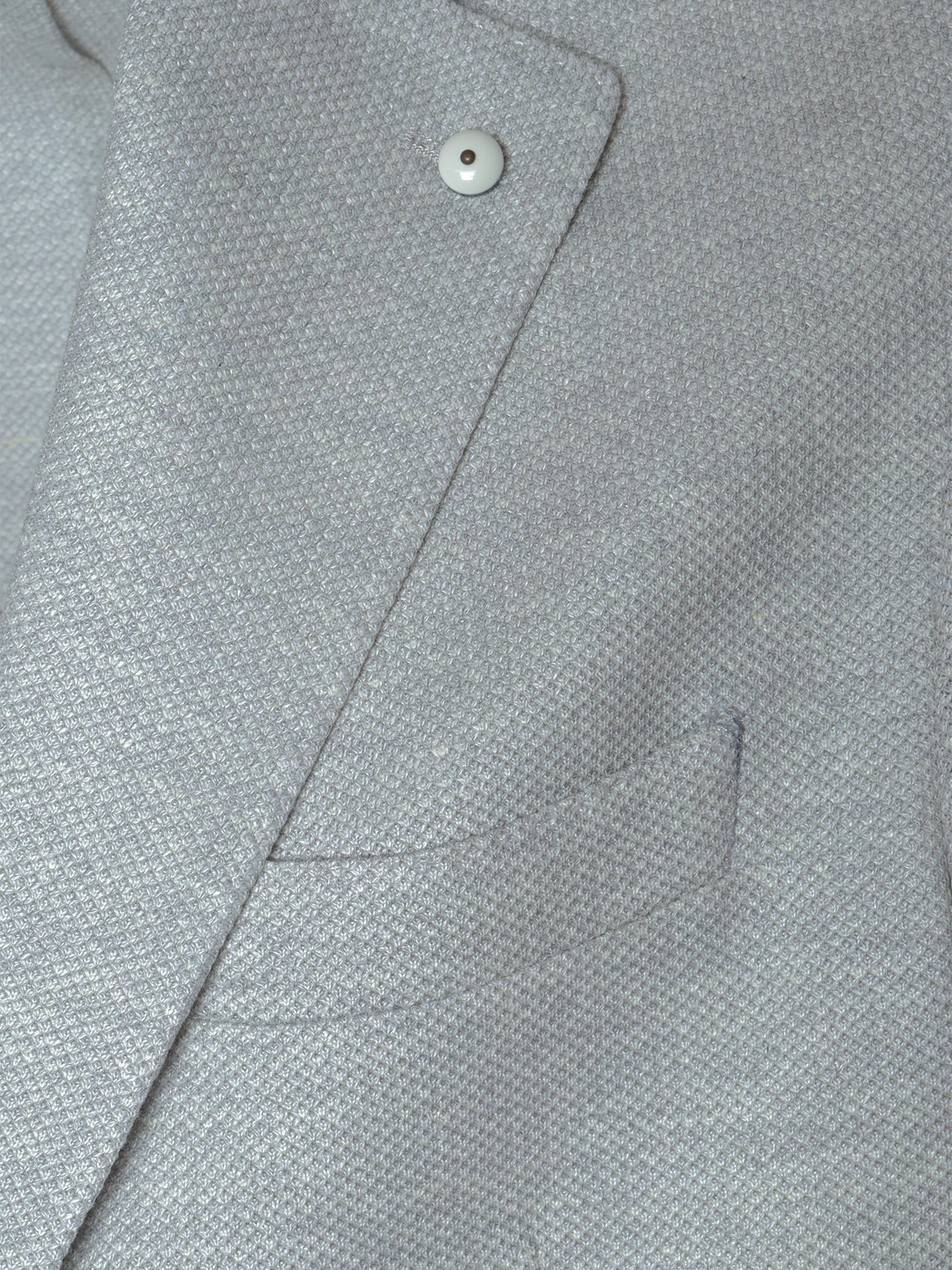 Shop L.b.m 1911 Gray Blazer In Grey