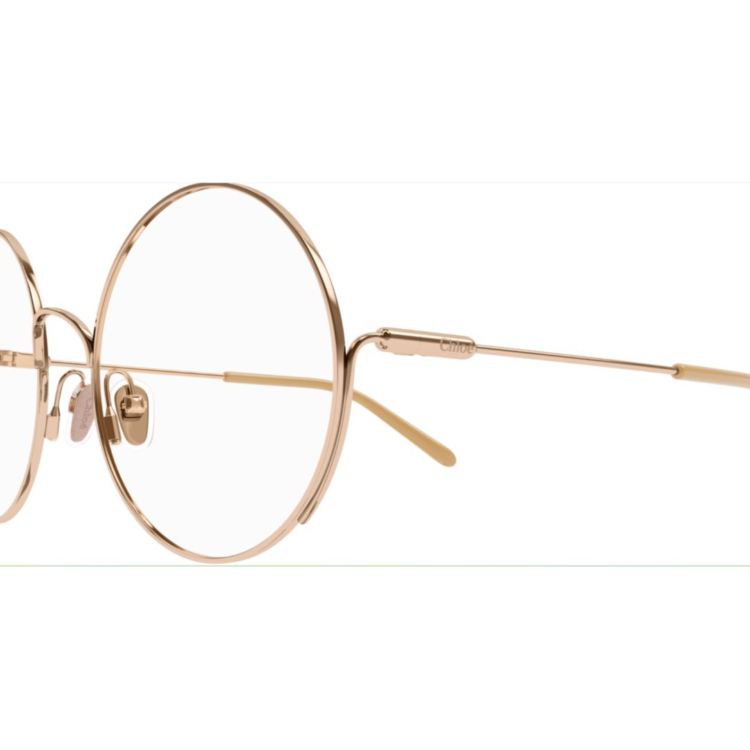 Chloé Ch0167o002 Gold Gold Transparent In Gold