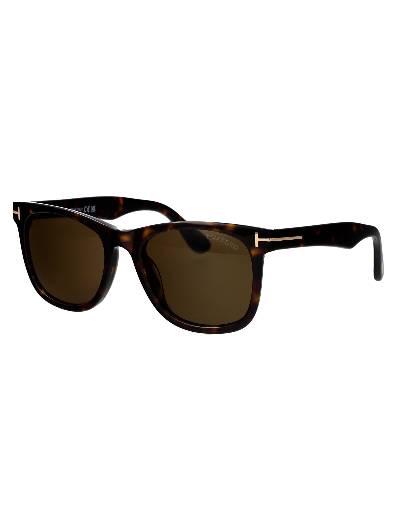 Shop Tom Ford Kevyn Sunglasses In 52j Avana Scura / Roviex