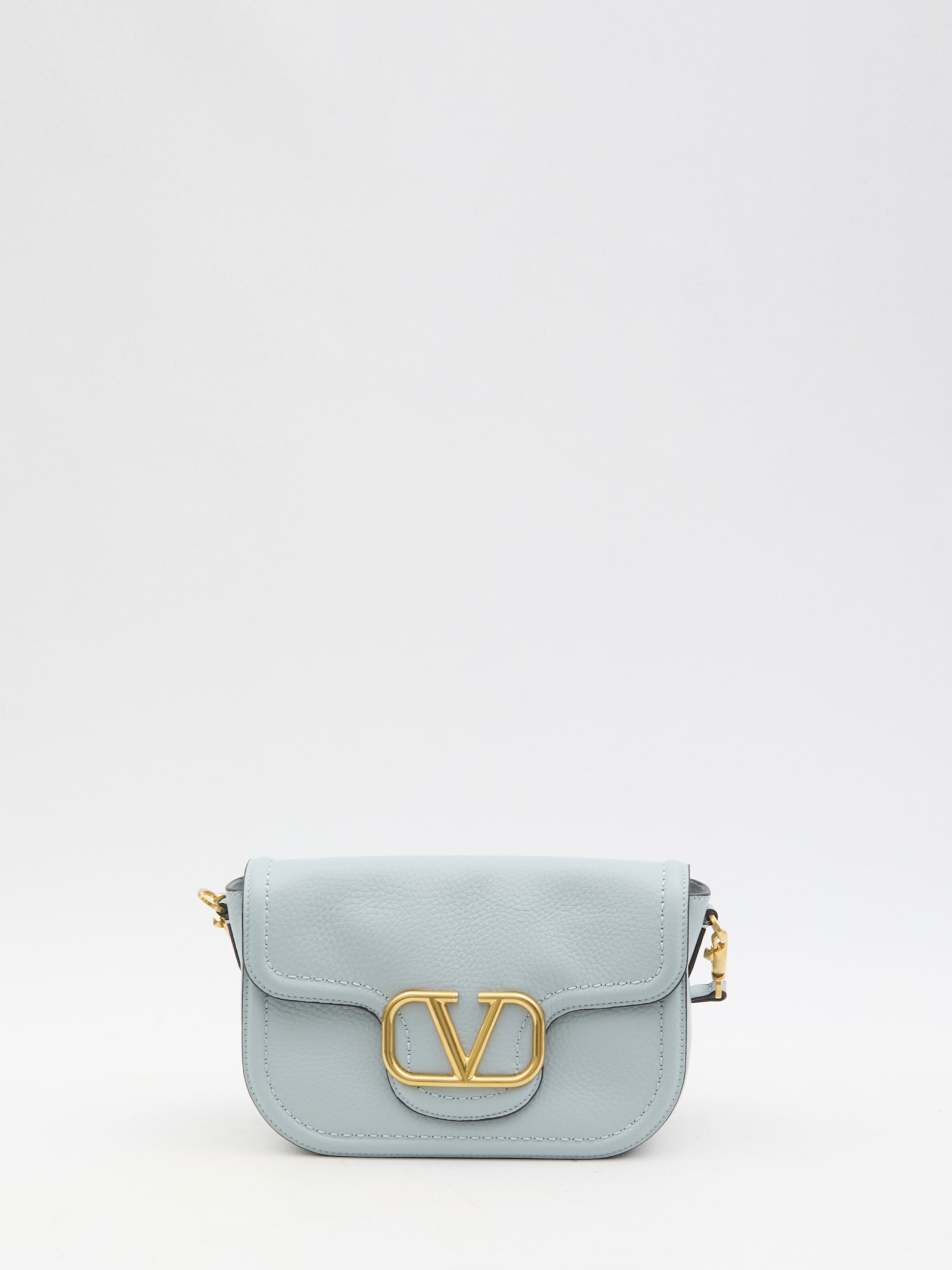 Shop Valentino Alltime Shoulder Ba In Light Blue