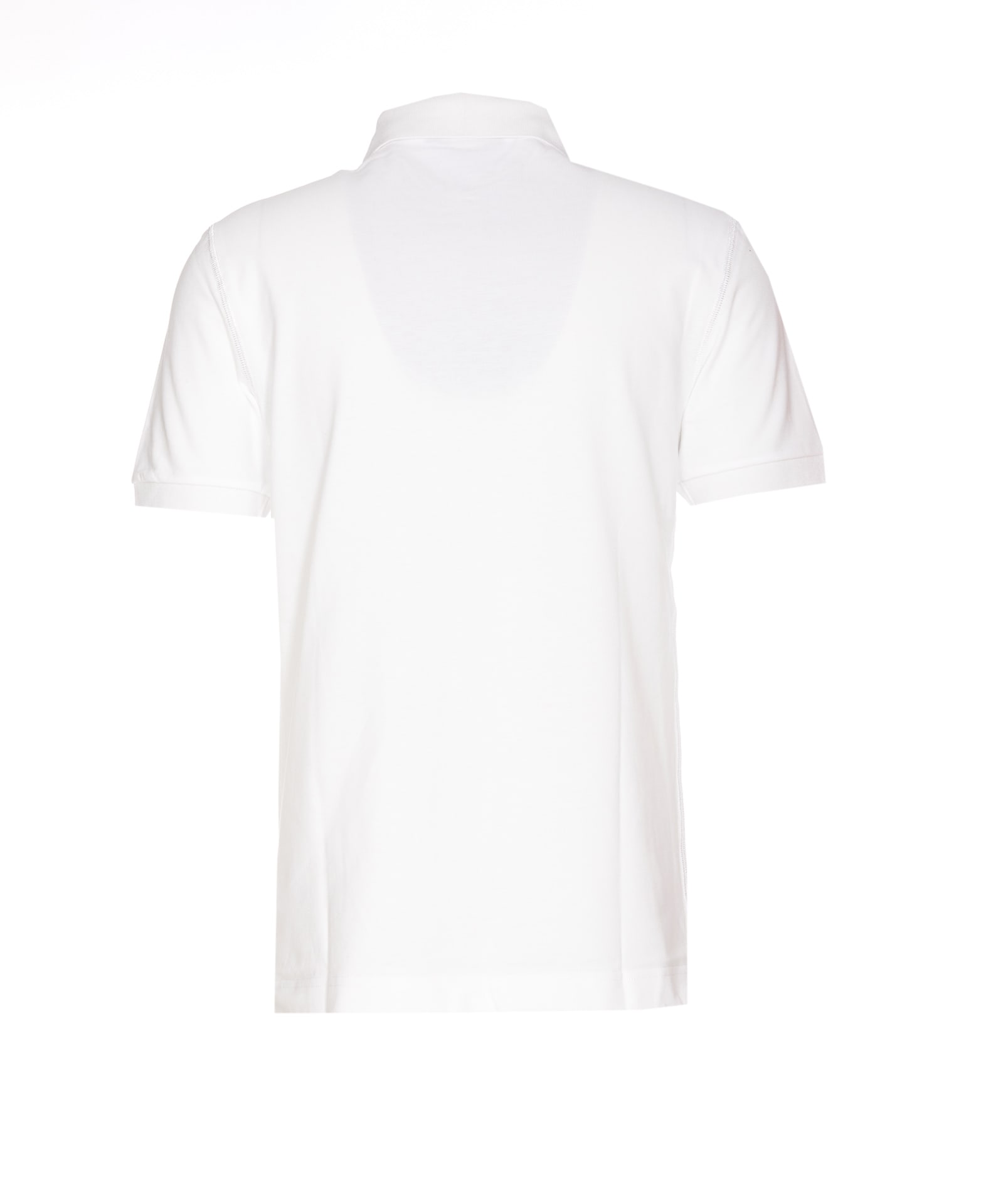 Shop Dolce & Gabbana Logo Plaque Polo In White