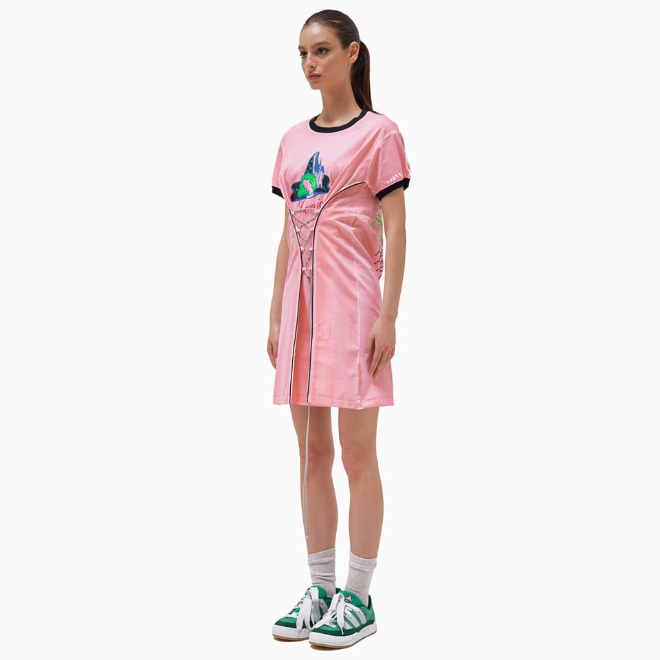 Shop Cormio Corset Dress In Pink