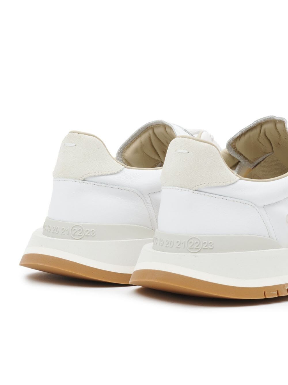 Shop Maison Margiela 50/50 Sneakers In White