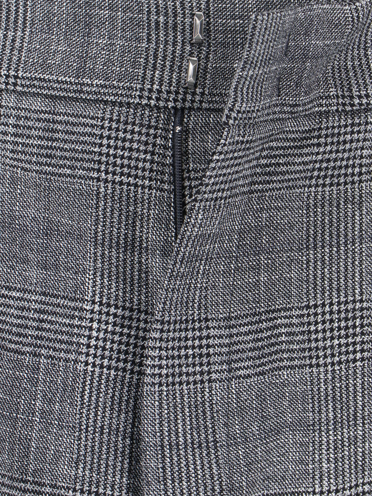 Sa Su Phi High Waist Wide Leg Trousers With Pleats In Gray