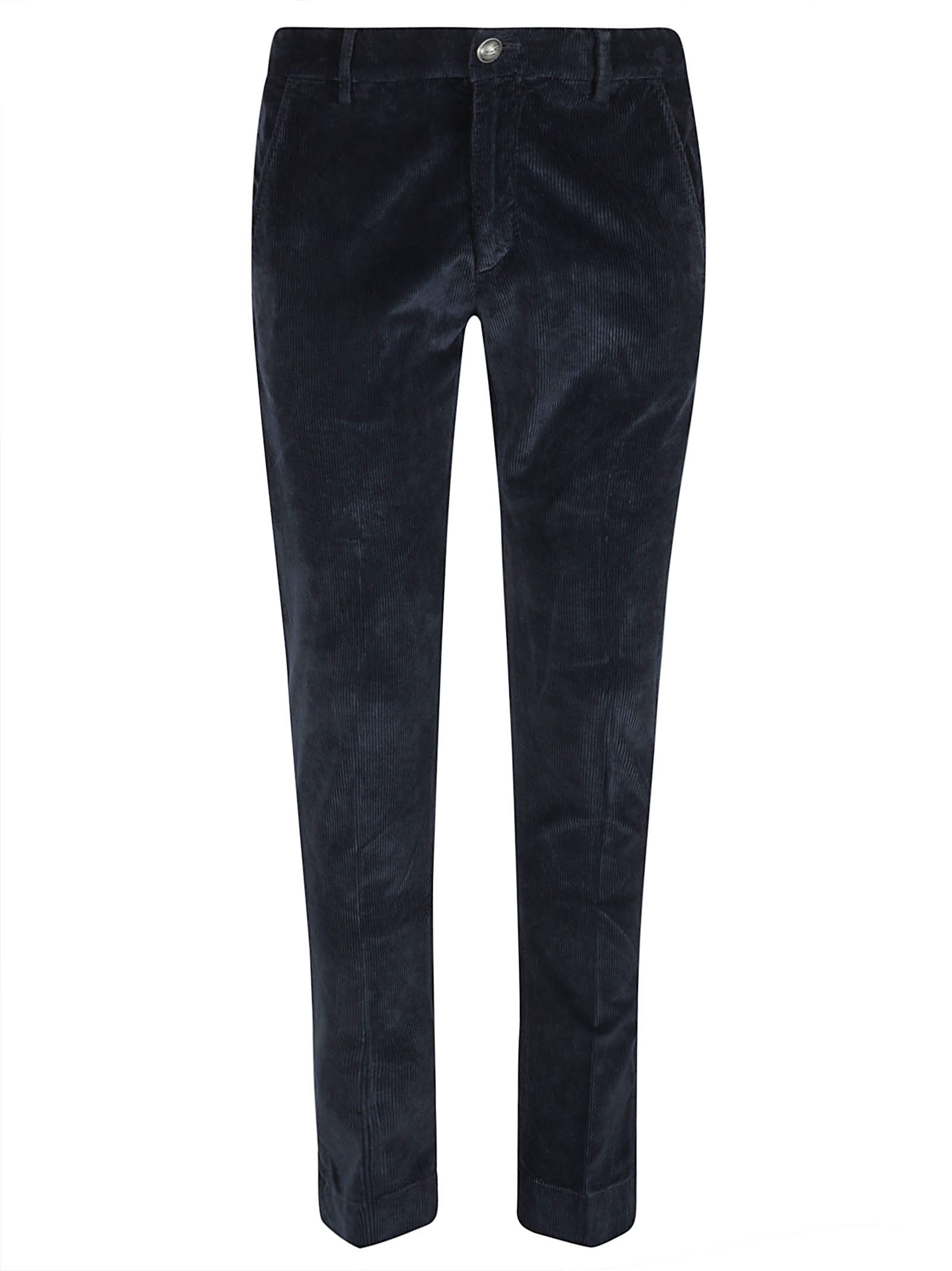 HAND PICKED BUTTONED FITTED TROUSERS