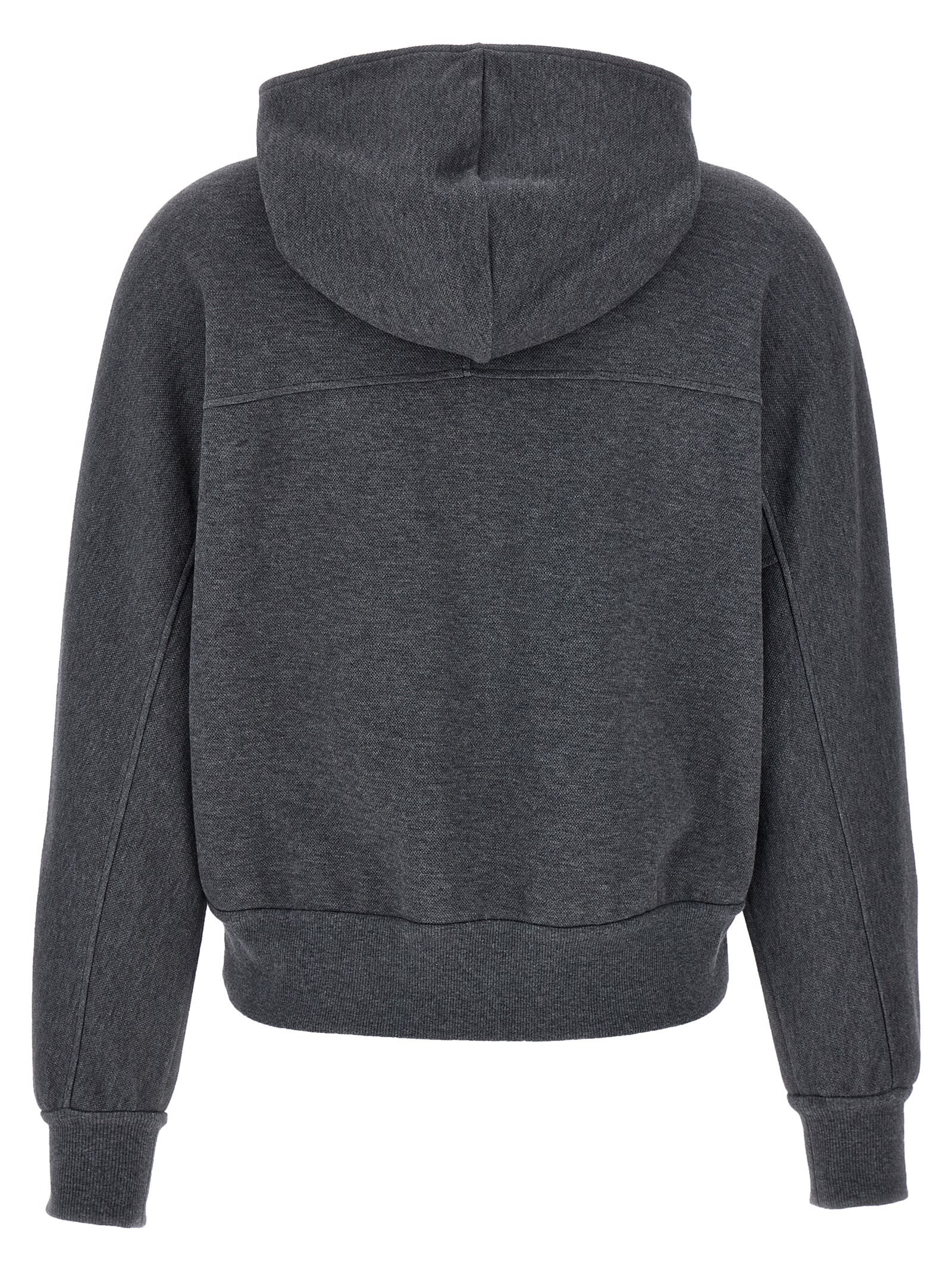 BRUNELLO CUCINELLI LOGO HOODIE