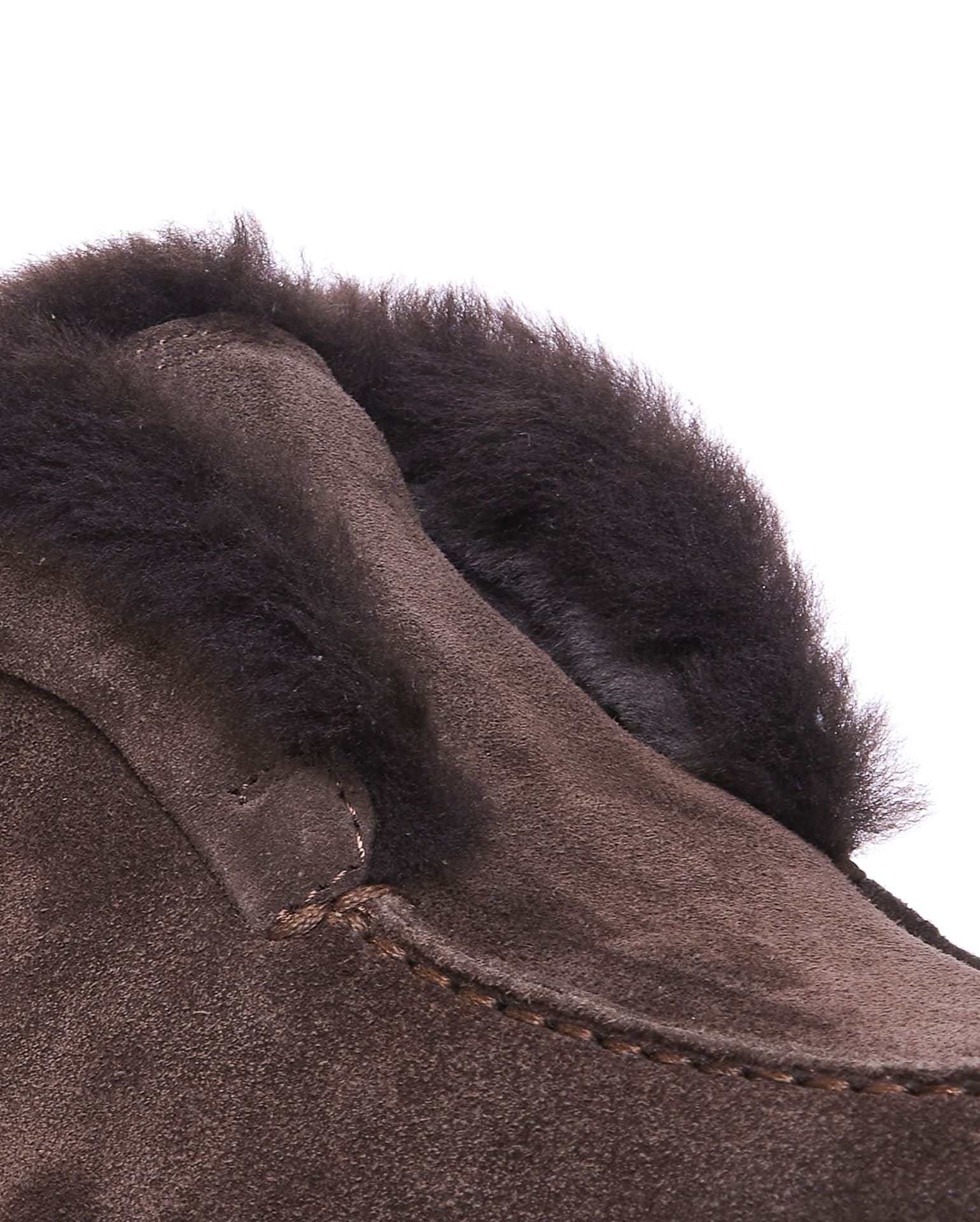 Shop Santoni Desert Suede Bootie In Brown